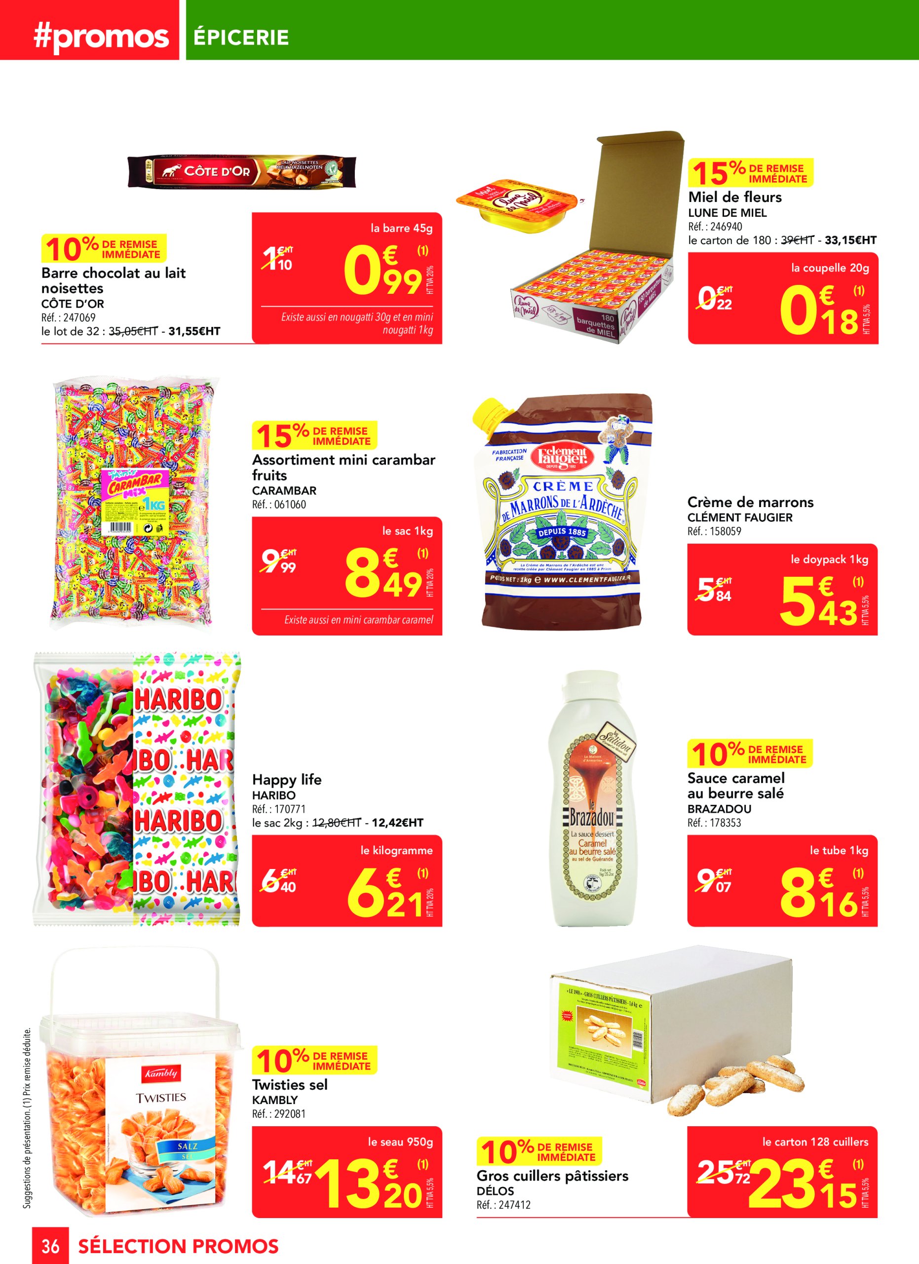 metro - Catalogue Metro - Sélection Promo Restauration valable dès 27/03 - 23/04 - page: 36 metro - Catalogue Metro - Sélection Promo Restauration valable dès 27/03 - 23/04 - page: 36