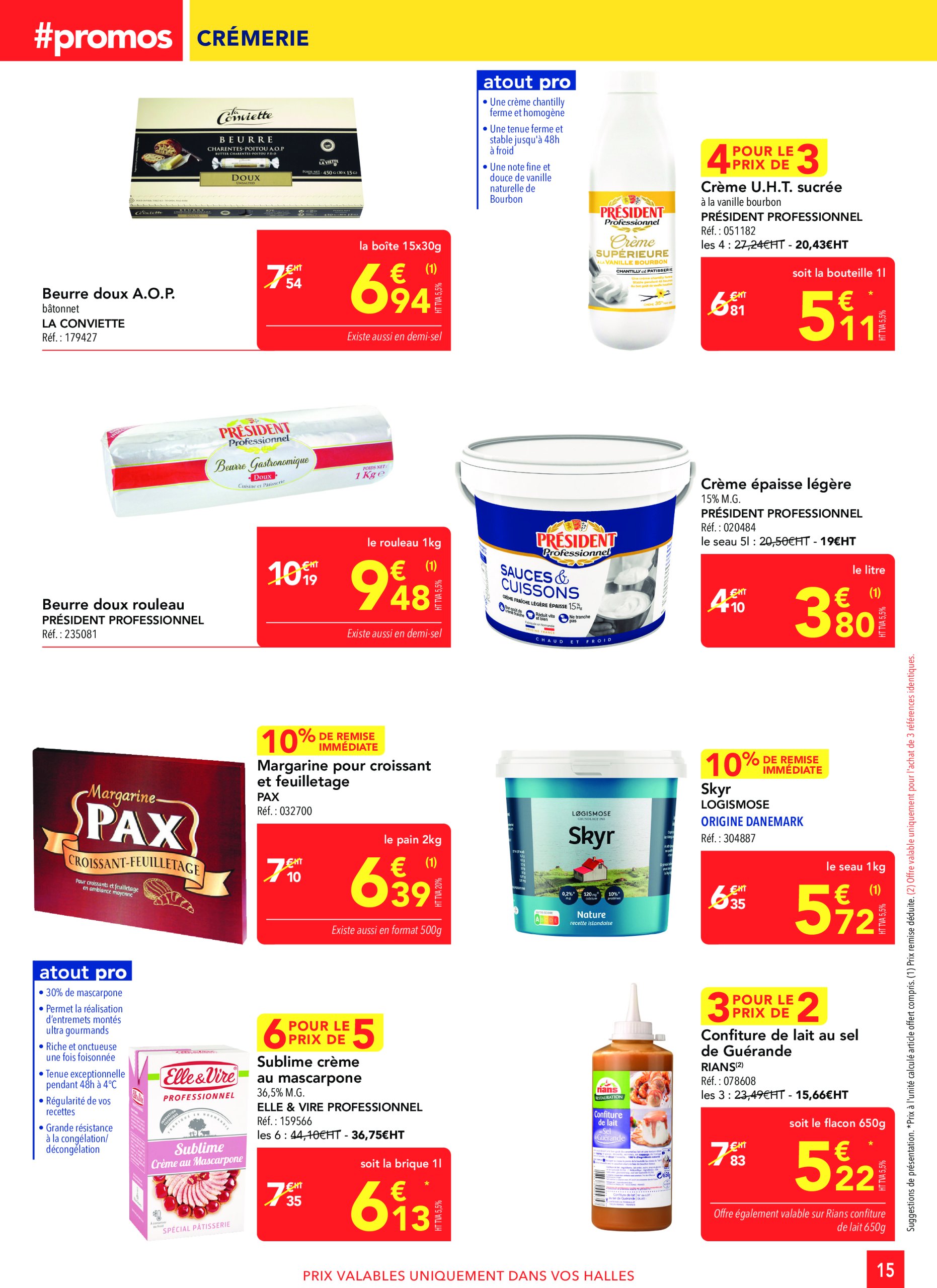 metro - Catalogue Metro - Sélection Promo Restauration valable dès 27/03 - 23/04 - page: 15 metro - Catalogue Metro - Sélection Promo Restauration valable dès 27/03 - 23/04 - page: 15