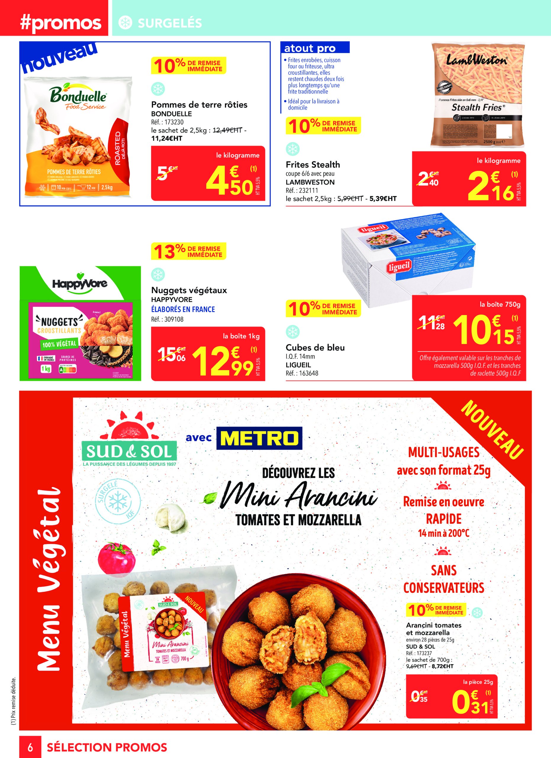 metro - Catalogue Metro - Sélection Promo Restauration valable dès 22/05 - 21/06 - page: 6 metro - Catalogue Metro - Sélection Promo Restauration valable dès 22/05 - 21/06 - page: 6