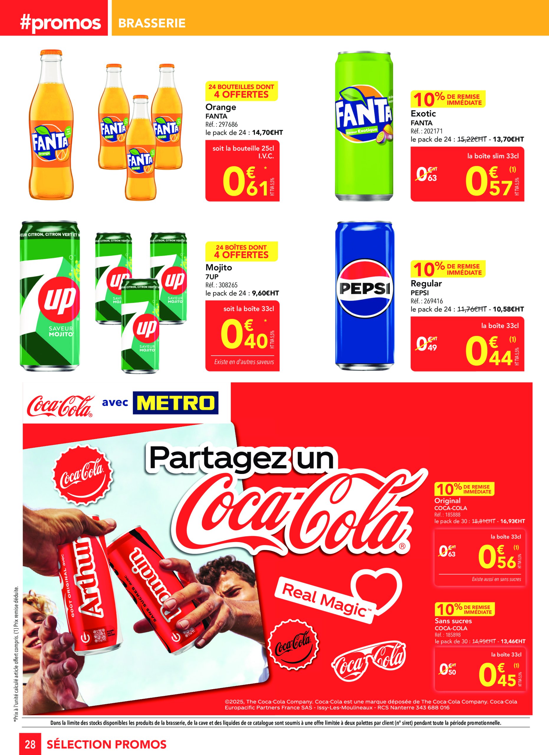 metro - Catalogue Metro - Sélection Promo Restauration valable dès 22/05 - 21/06 - page: 28 metro - Catalogue Metro - Sélection Promo Restauration valable dès 22/05 - 21/06 - page: 28