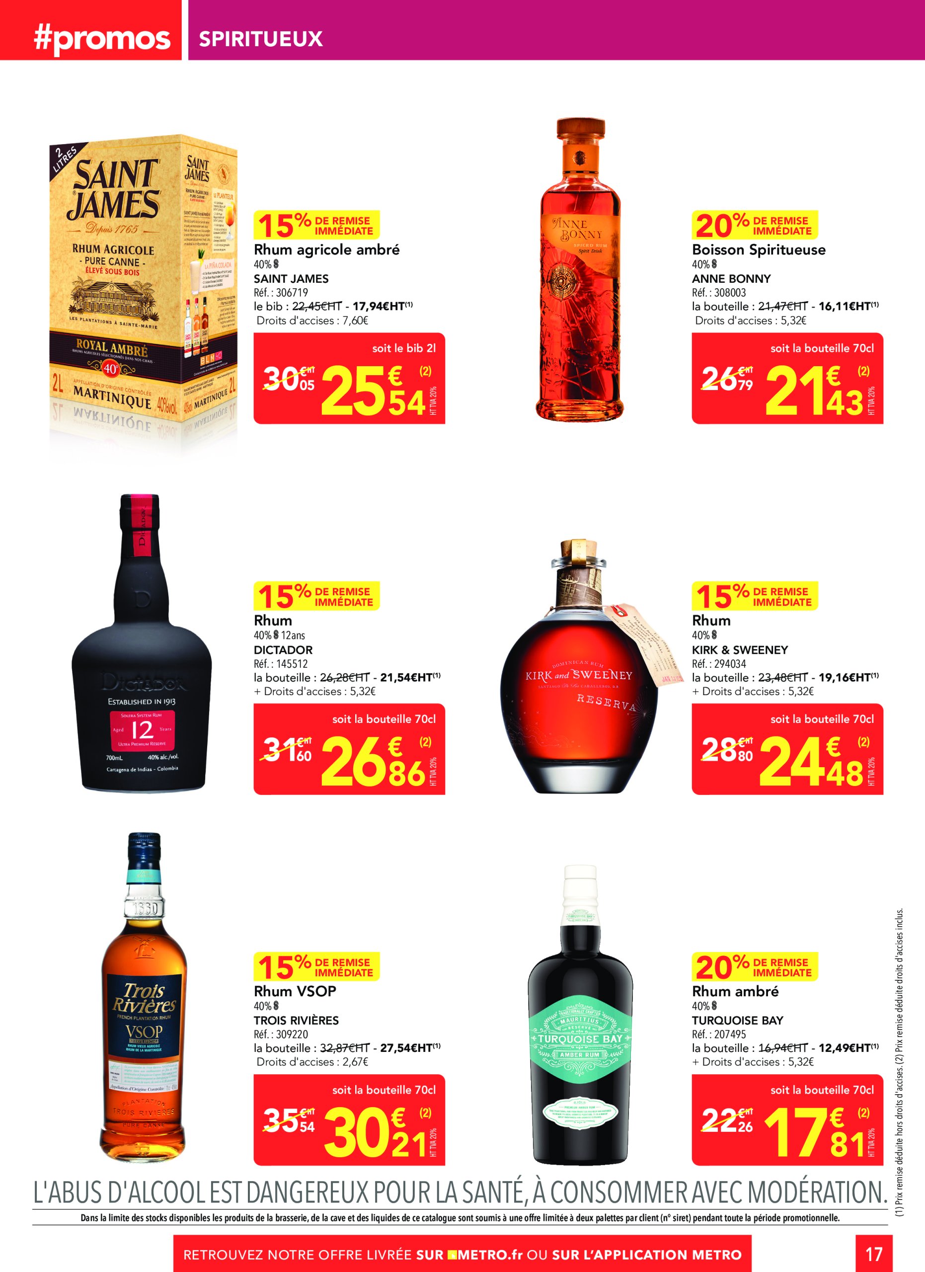 metro - Catalogue Metro - Sélection Promos Supplément valable du 19/06 au 16/07 - page: 17