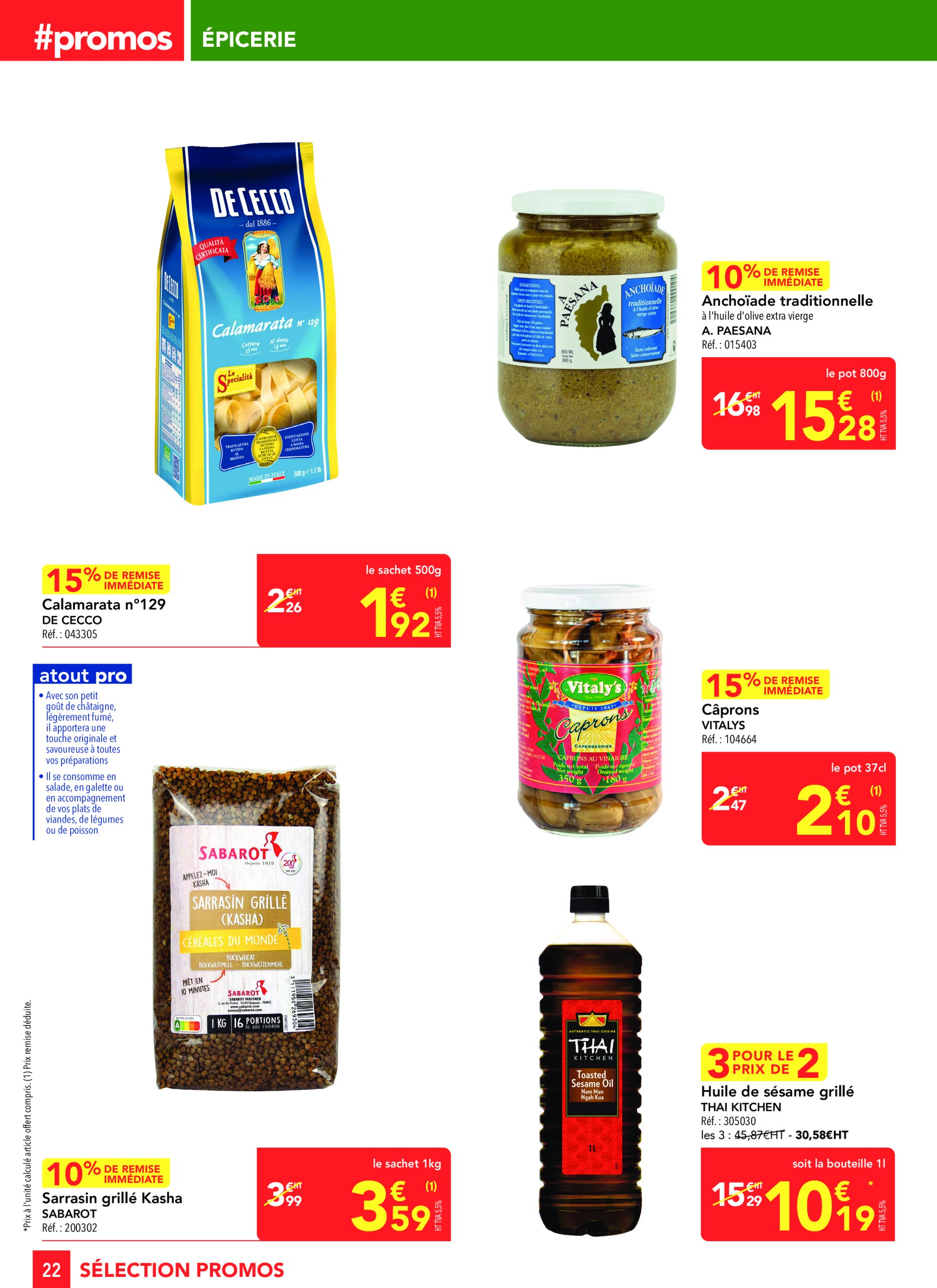 metro - Catalogue Metro - Sélection Promos Supplément valable du 19/06 au 16/07 - page: 22