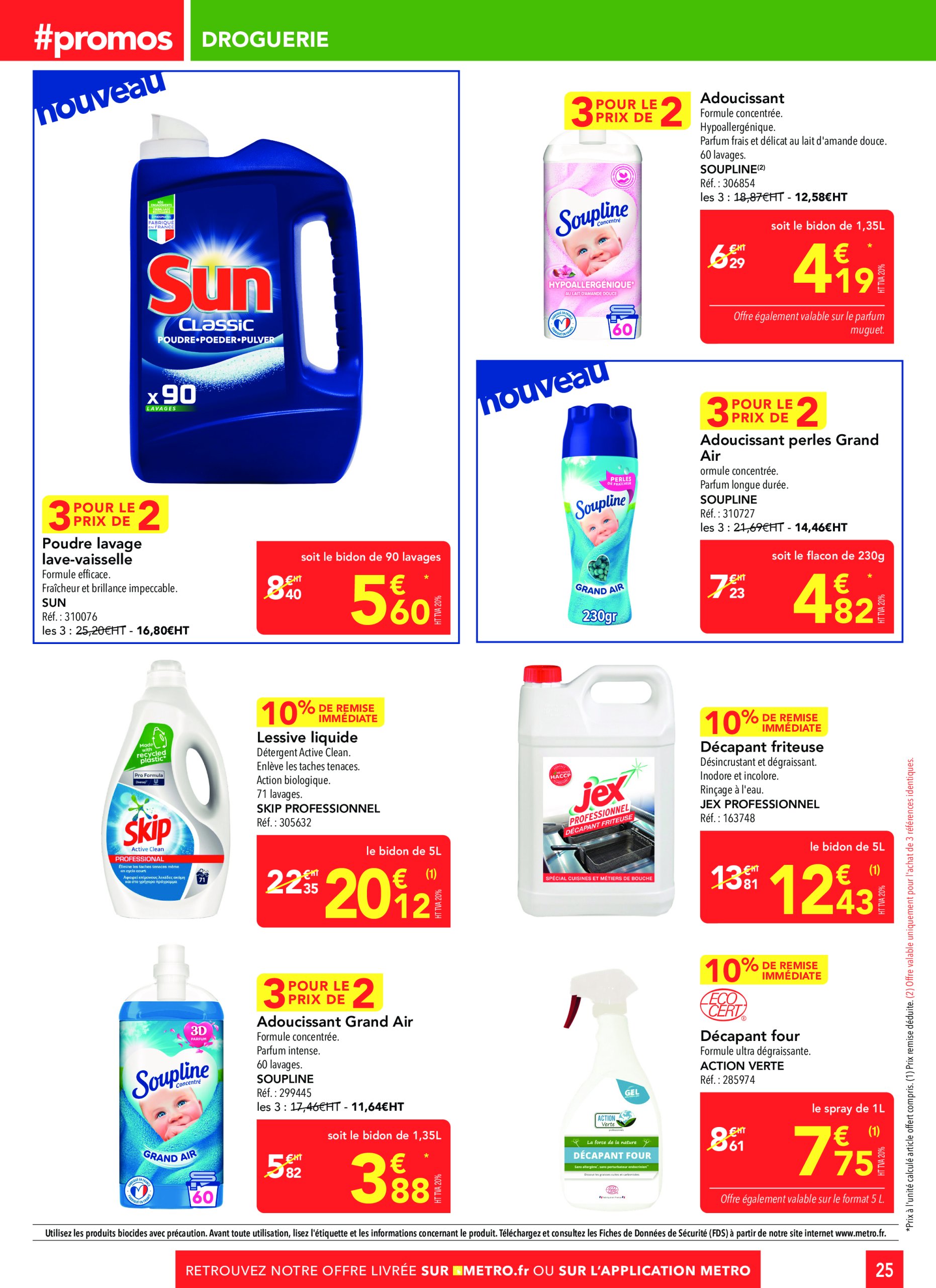 metro - Catalogue Metro - Sélection Promos Supplément valable du 19/06 au 16/07 - page: 25
