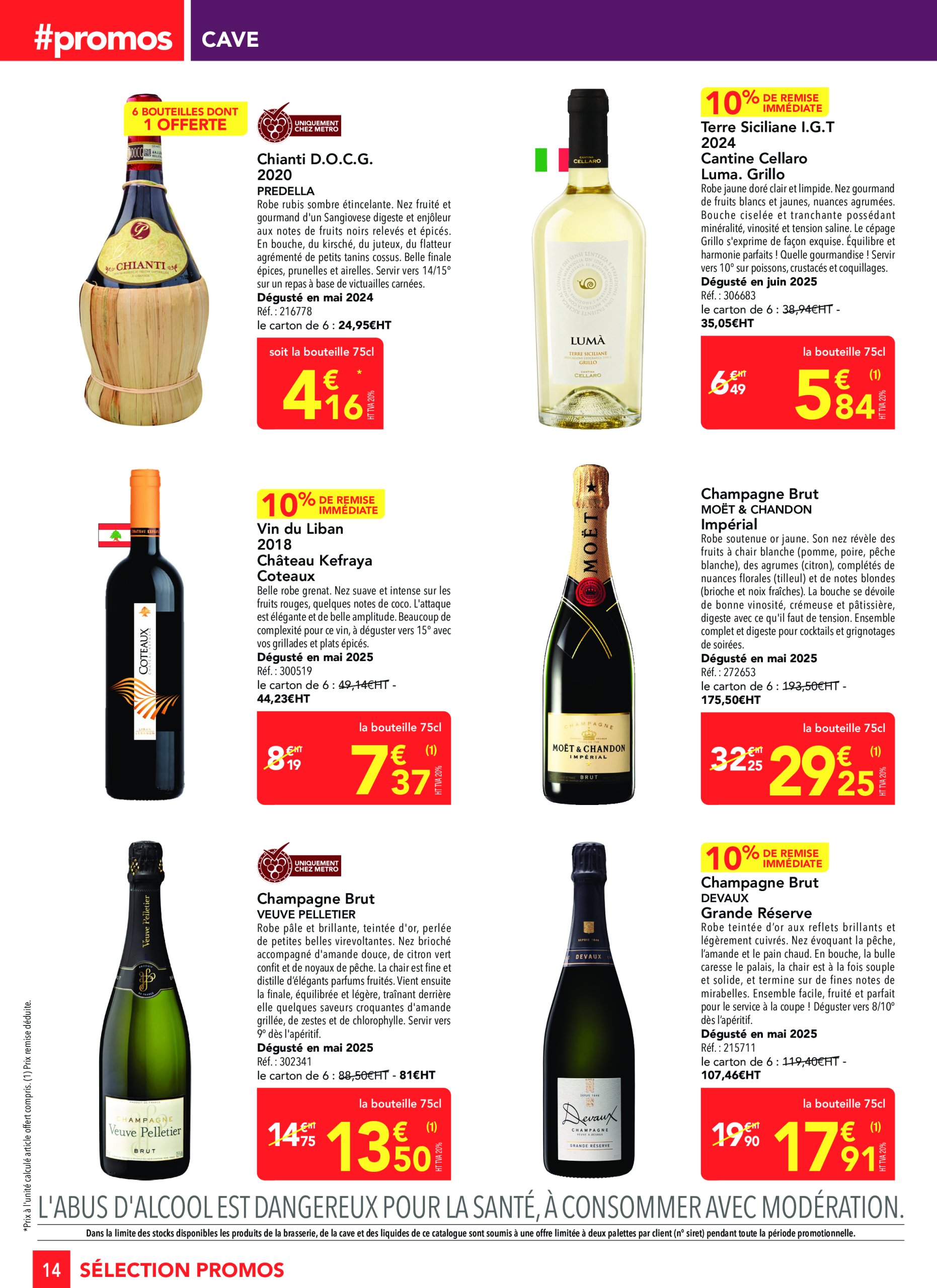 metro - Catalogue Metro - Sélection Promos Restauration valable du 19/06 au 16/07 - page: 14 metro - Catalogue Metro - Sélection Promos Restauration valable du 19/06 au 16/07 - page: 14