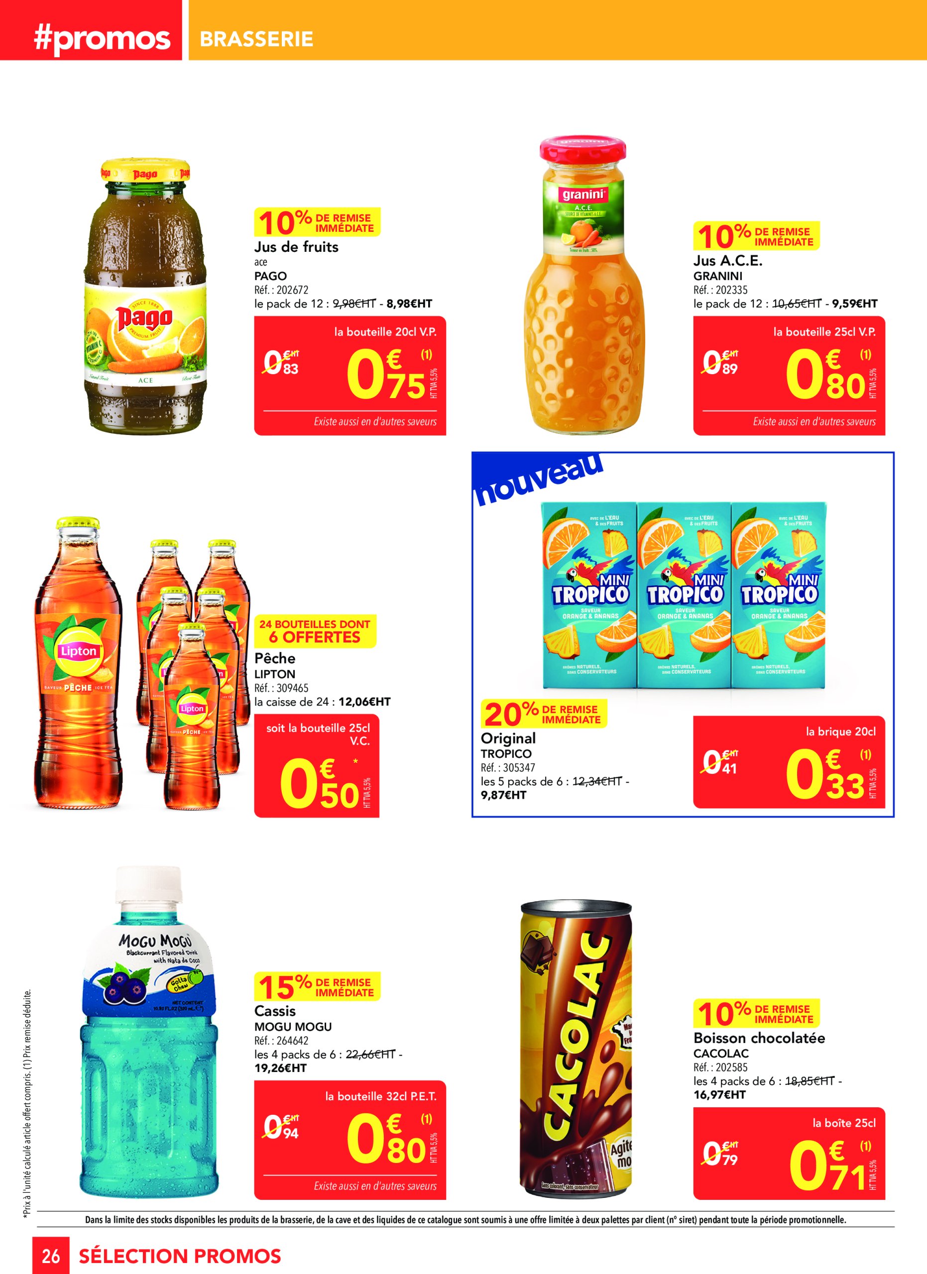 metro - Catalogue Metro - Sélection Promos Restauration valable du 19/06 au 16/07 - page: 26 metro - Catalogue Metro - Sélection Promos Restauration valable du 19/06 au 16/07 - page: 26