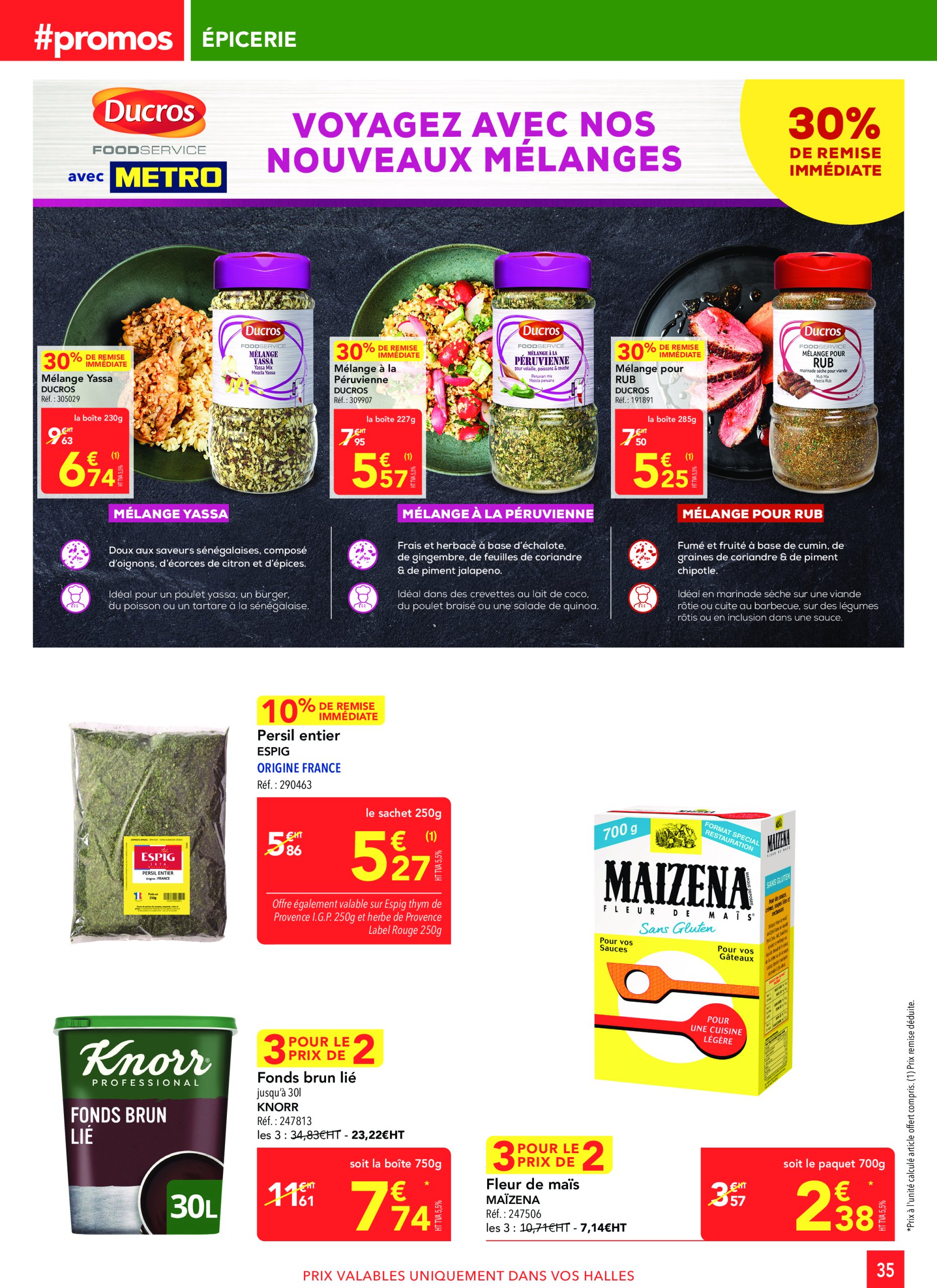 metro - Catalogue Metro - Sélection Promos Restauration valable du 19/06 au 16/07 - page: 35 metro - Catalogue Metro - Sélection Promos Restauration valable du 19/06 au 16/07 - page: 35