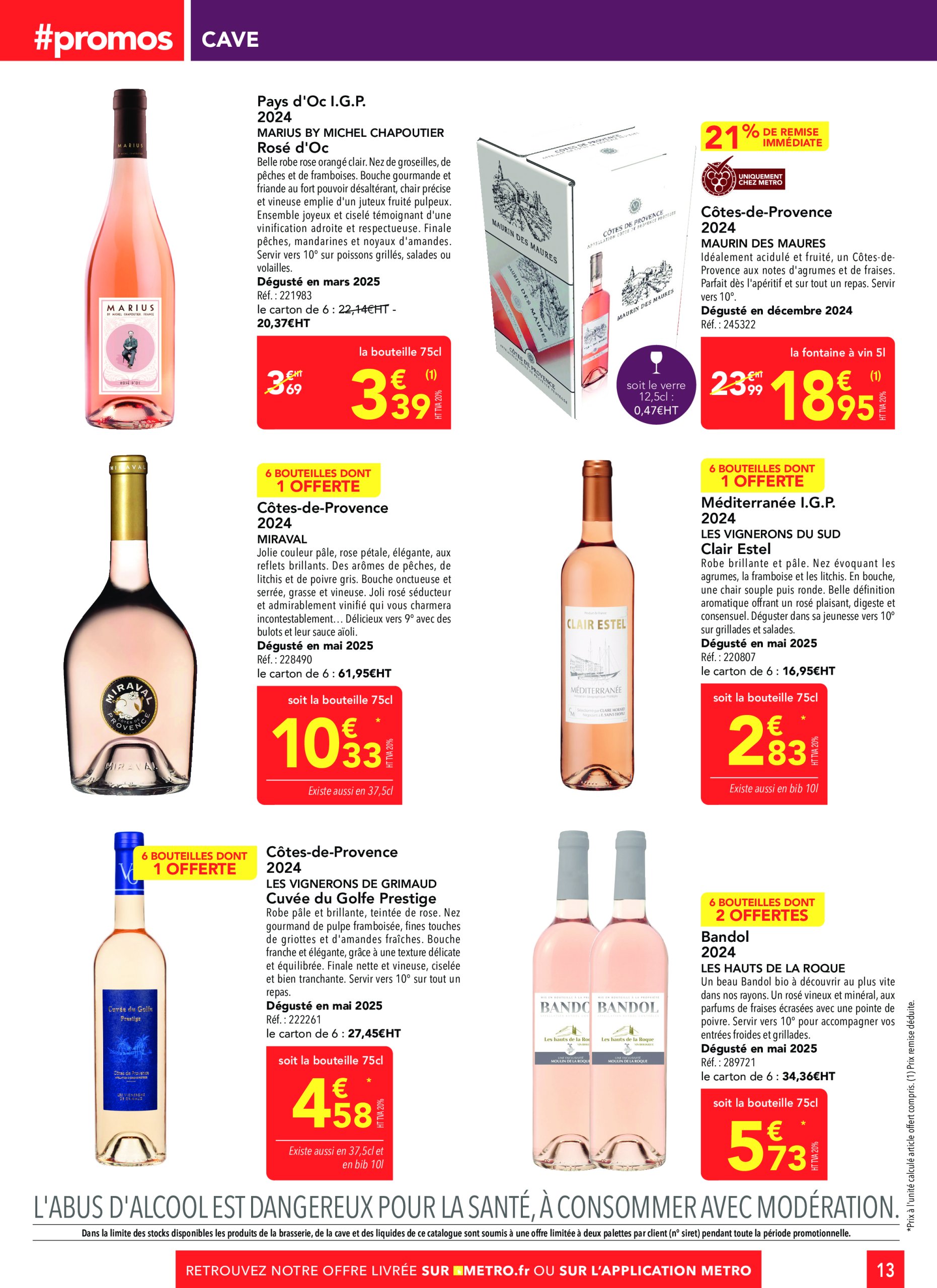 metro - Catalogue Metro - Sélection Promos Restauration valable du 19/06 au 16/07 - page: 13 metro - Catalogue Metro - Sélection Promos Restauration valable du 19/06 au 16/07 - page: 13