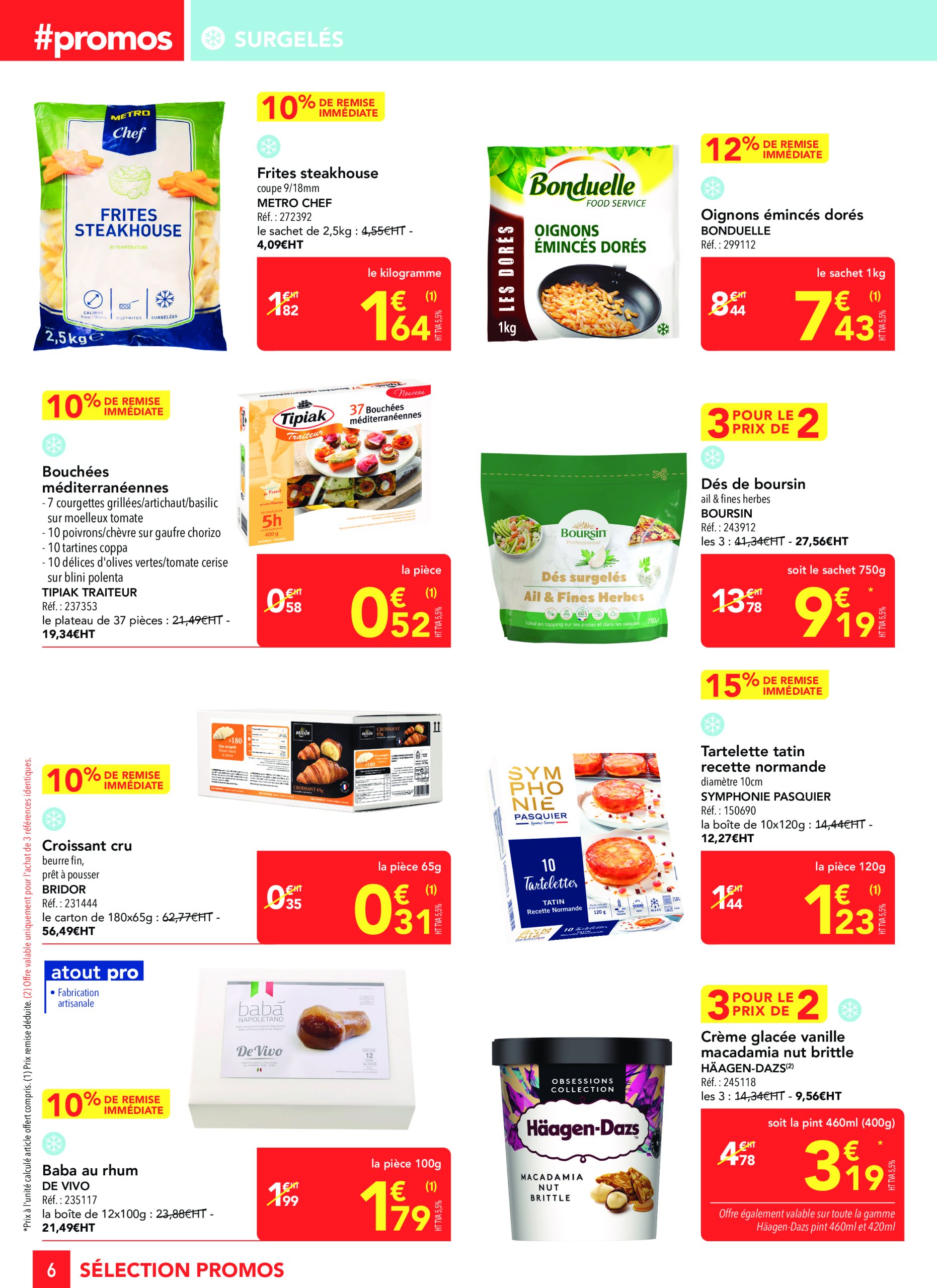 metro - Catalogue Metro - Sélection Promos Restauration valable du 19/06 au 16/07 - page: 6 metro - Catalogue Metro - Sélection Promos Restauration valable du 19/06 au 16/07 - page: 6