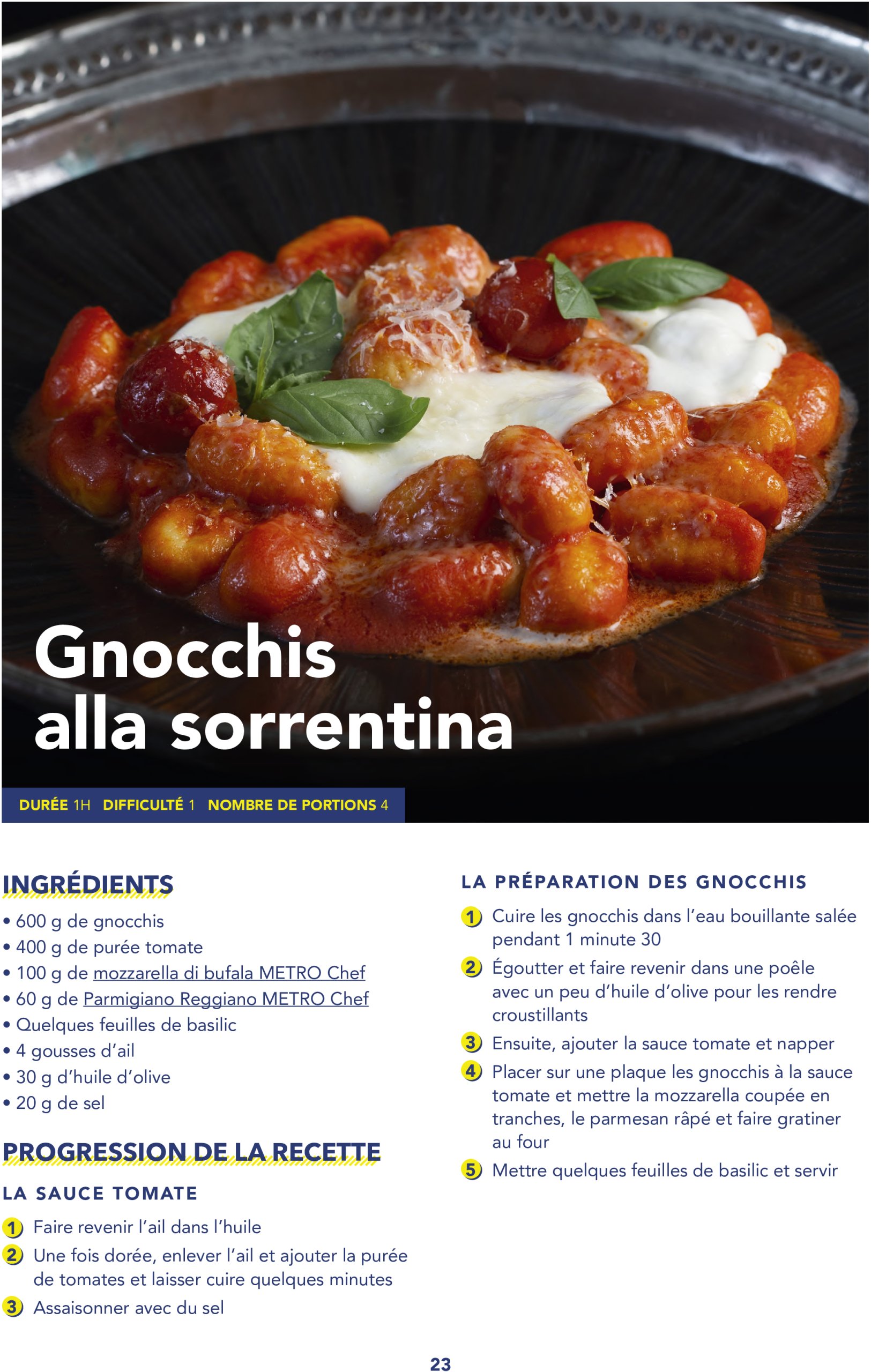 metro - Catalogue Metro - Livret recettes Italie valable du 17/06 au 31/12 - page: 23 metro - Catalogue Metro - Livret recettes Italie valable du 17/06 au 31/12 - page: 23