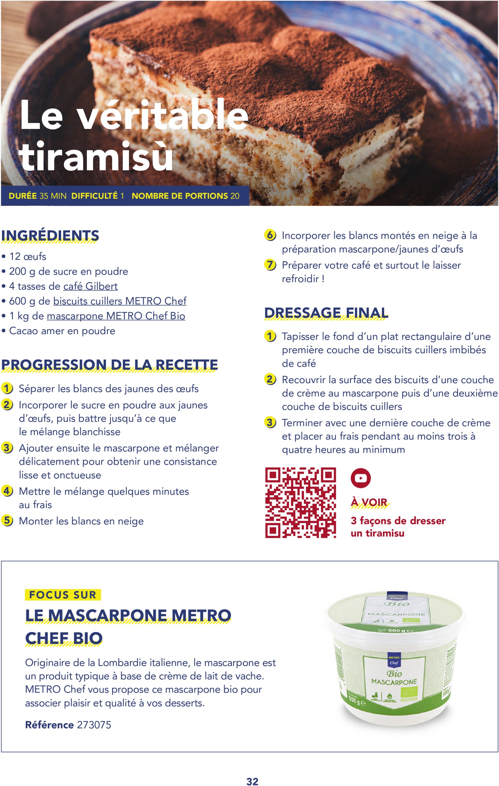 metro - Catalogue Metro - Livret recettes Italie valable du 17/06 au 31/12 - page: 32 metro - Catalogue Metro - Livret recettes Italie valable du 17/06 au 31/12 - page: 32