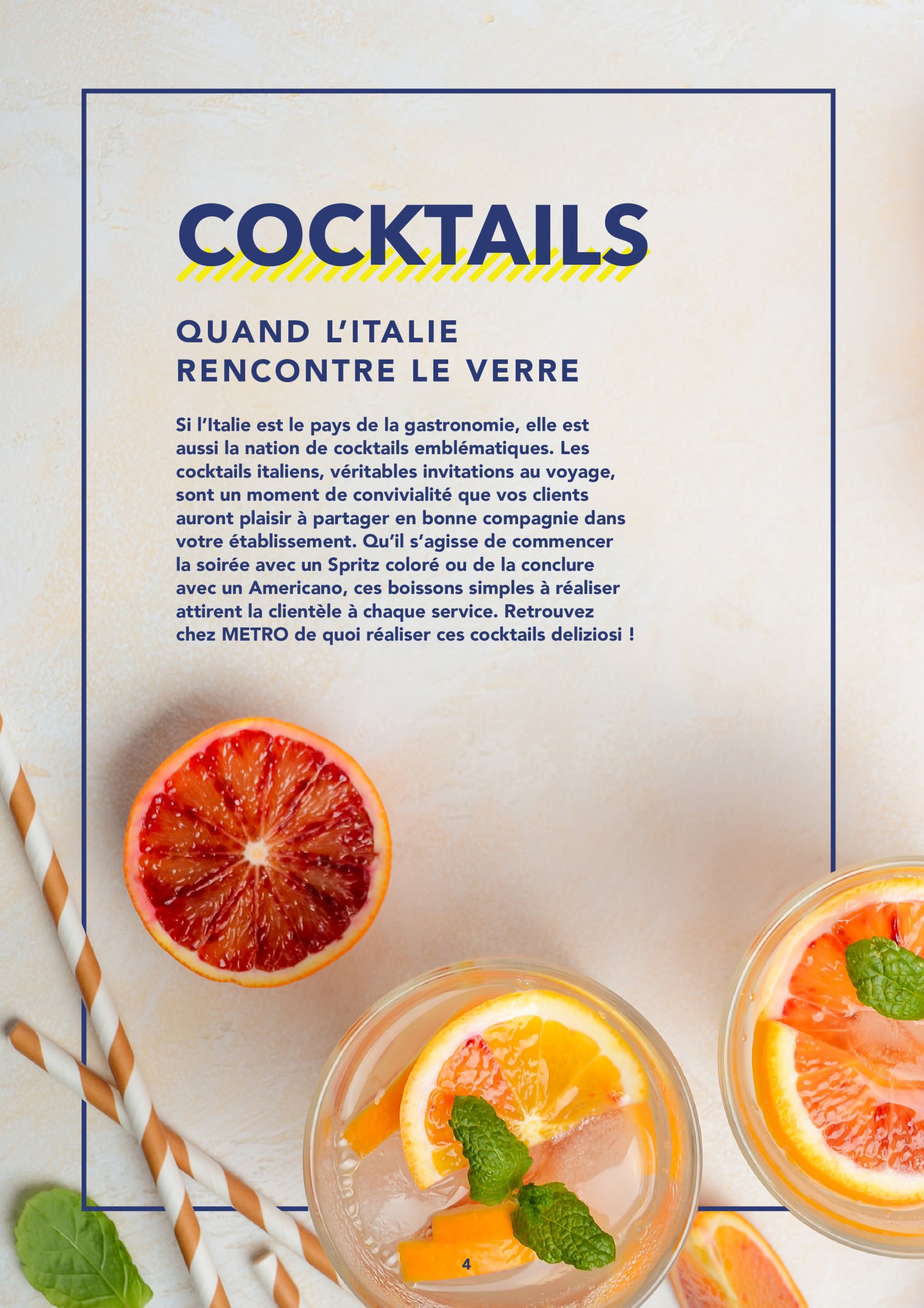 metro - Catalogue Metro - Livret recettes Italie valable du 17/06 au 31/12 - page: 4 metro - Catalogue Metro - Livret recettes Italie valable du 17/06 au 31/12 - page: 4