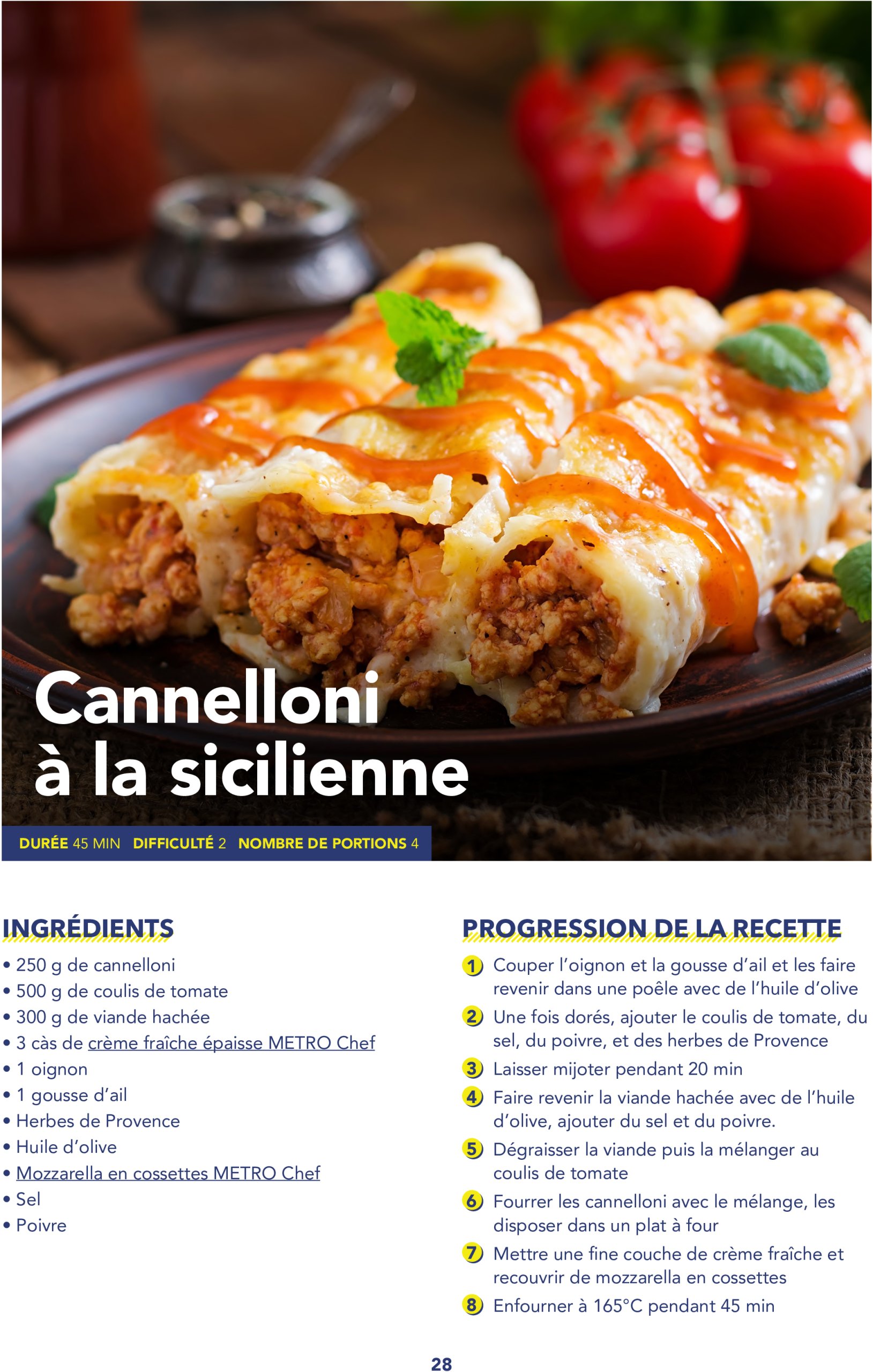 metro - Catalogue Metro - Livret recettes Italie valable du 17/06 au 31/12 - page: 28 metro - Catalogue Metro - Livret recettes Italie valable du 17/06 au 31/12 - page: 28