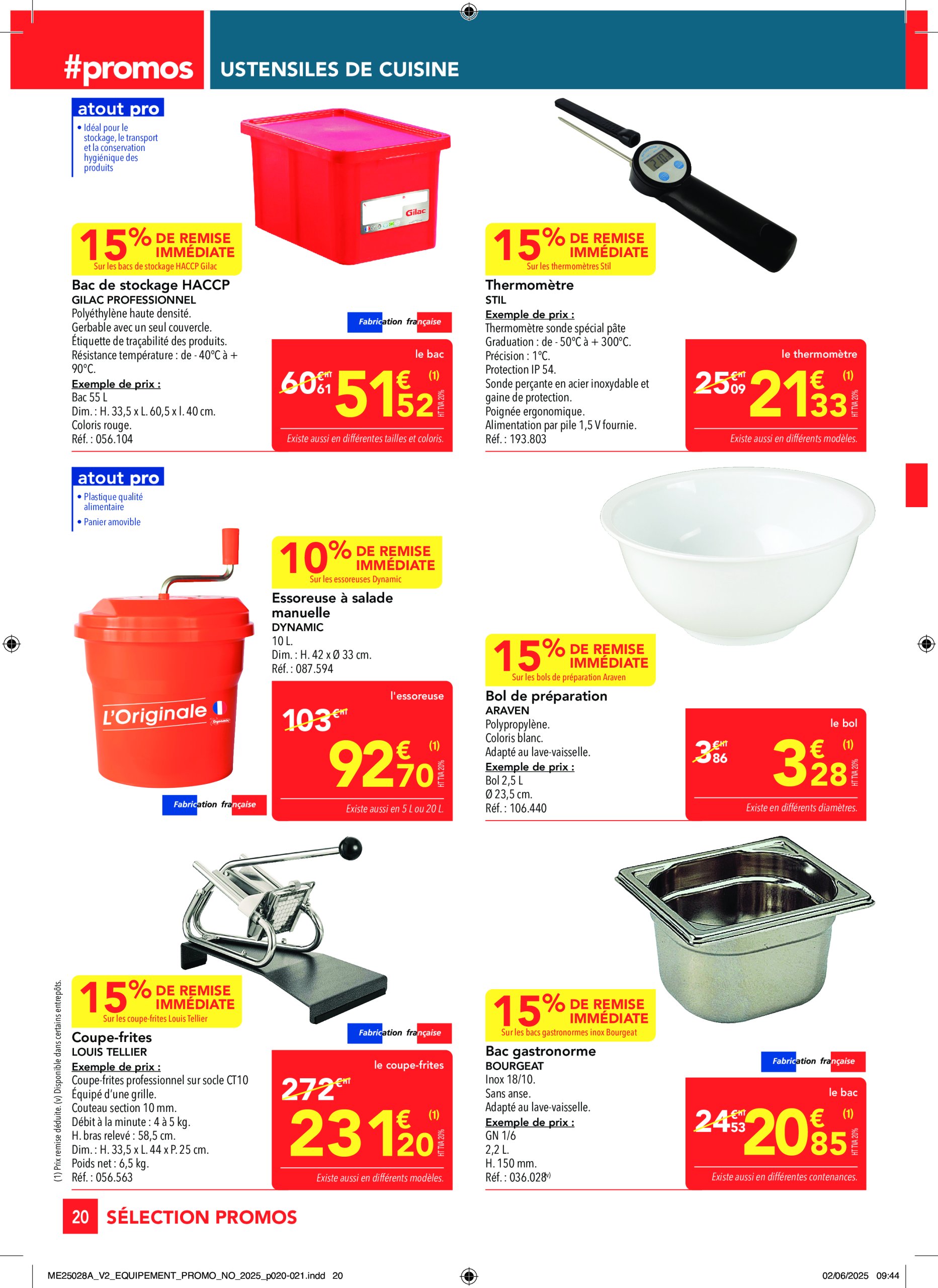 metro - Catalogue Metro - Sélection Equipement valable du 19/06 au 16/07 - page: 20