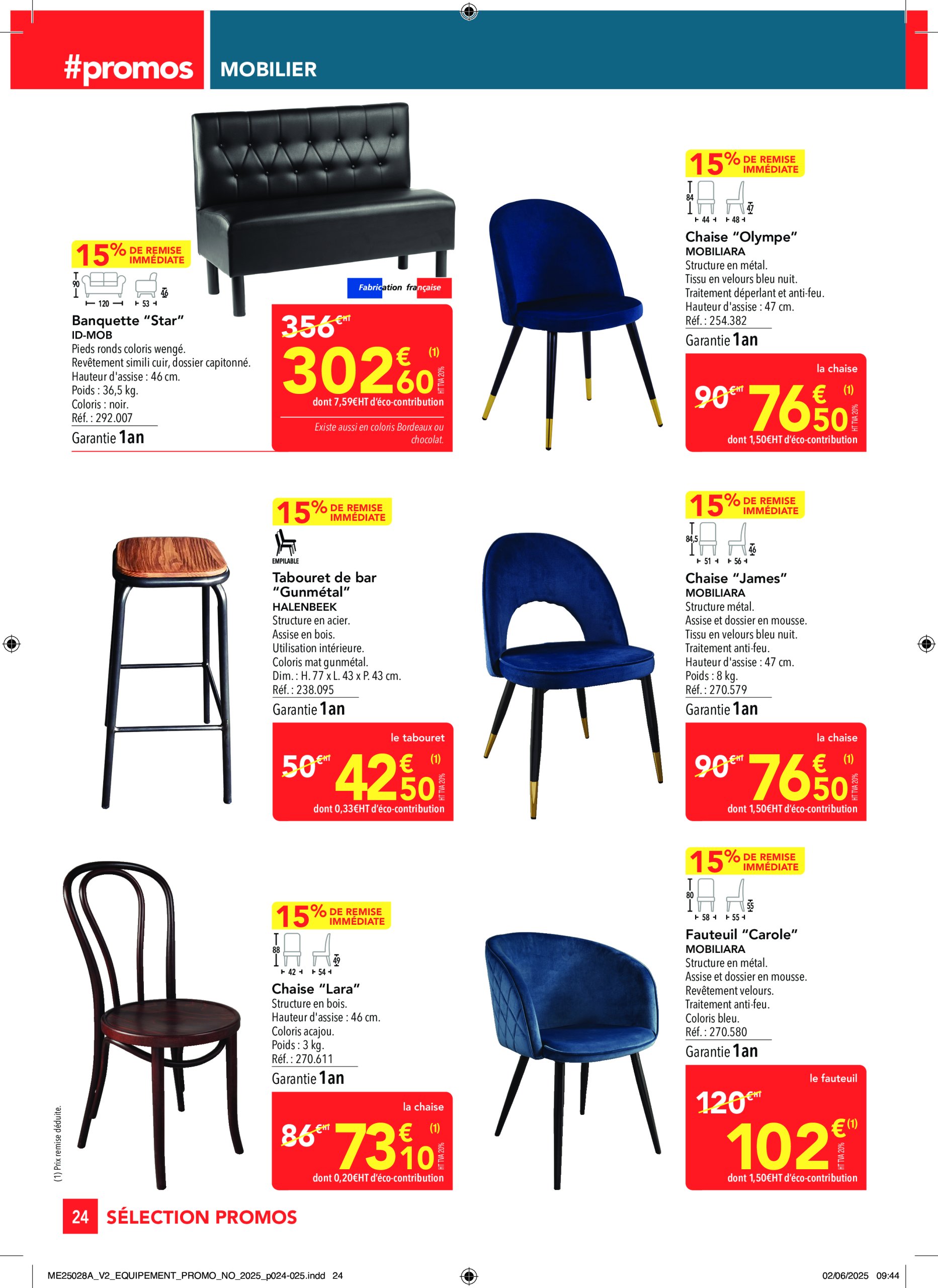 metro - Catalogue Metro - Sélection Equipement valable du 19/06 au 16/07 - page: 24