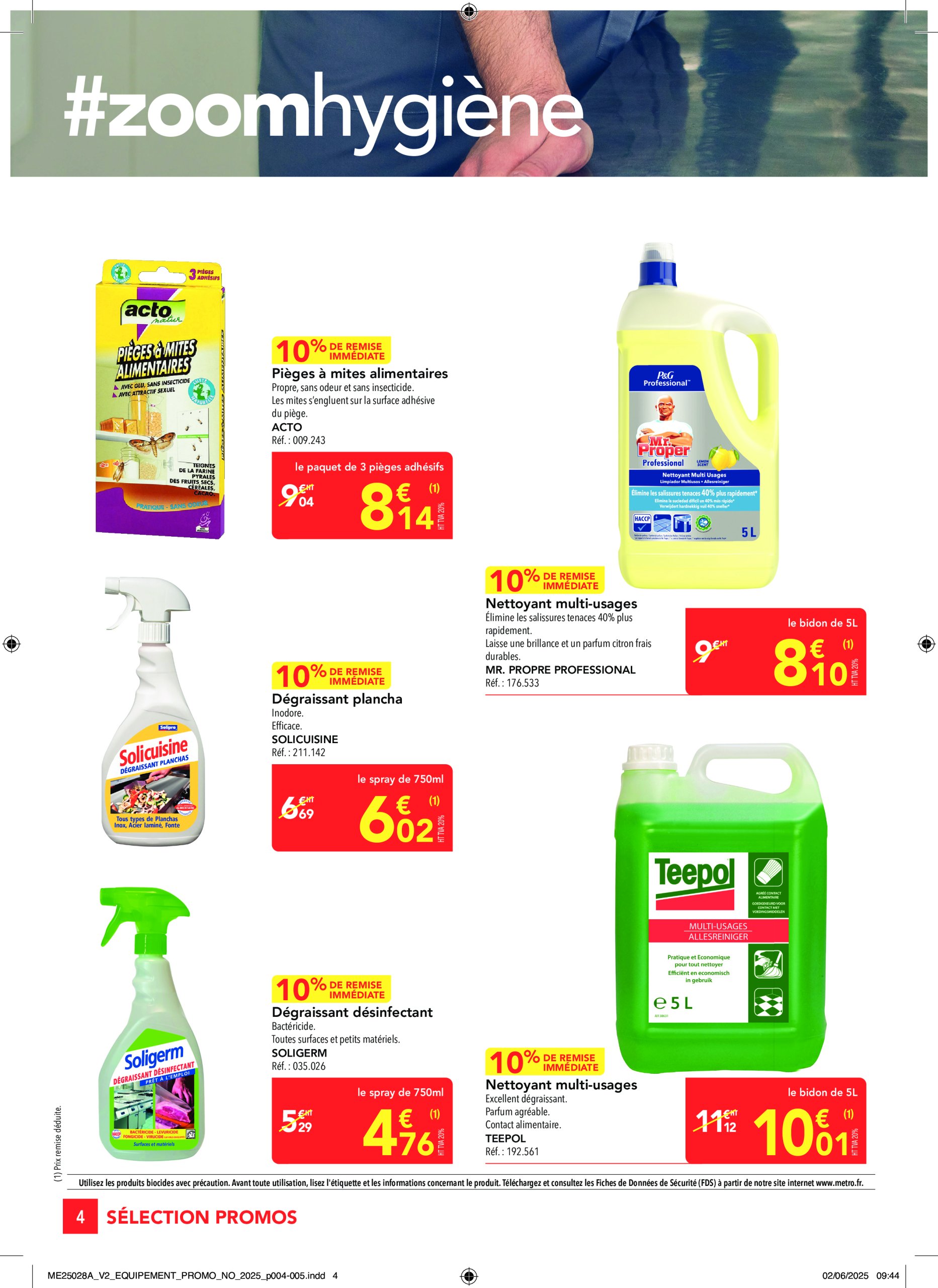 metro - Catalogue Metro - Sélection Equipement valable du 19/06 au 16/07 - page: 4