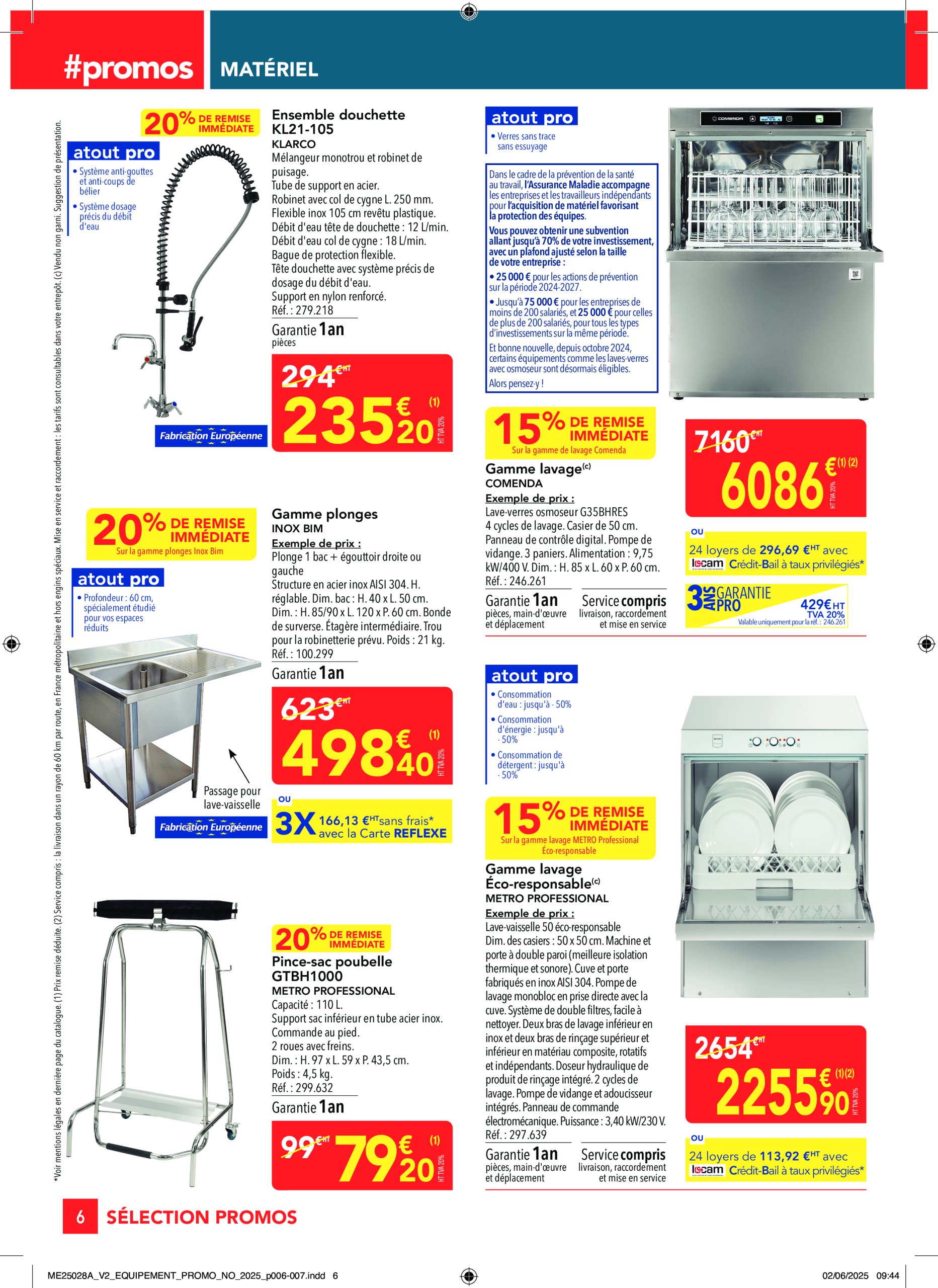 metro - Catalogue Metro - Sélection Equipement valable du 19/06 au 16/07 - page: 6