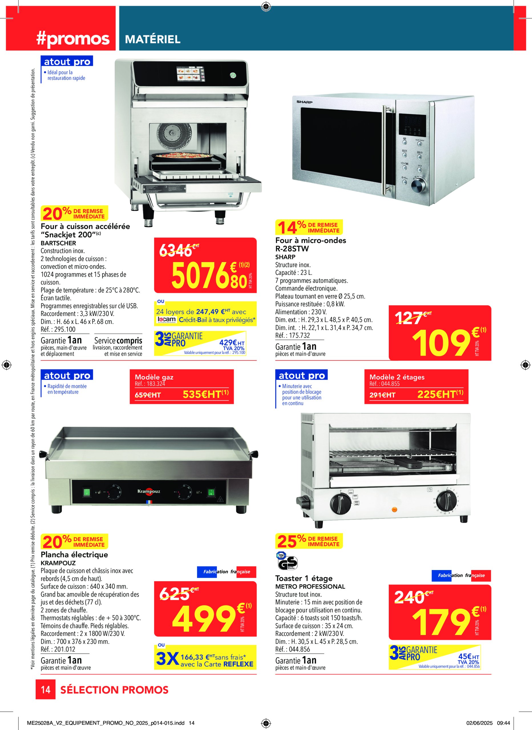 metro - Catalogue Metro - Sélection Equipement valable du 19/06 au 16/07 - page: 14