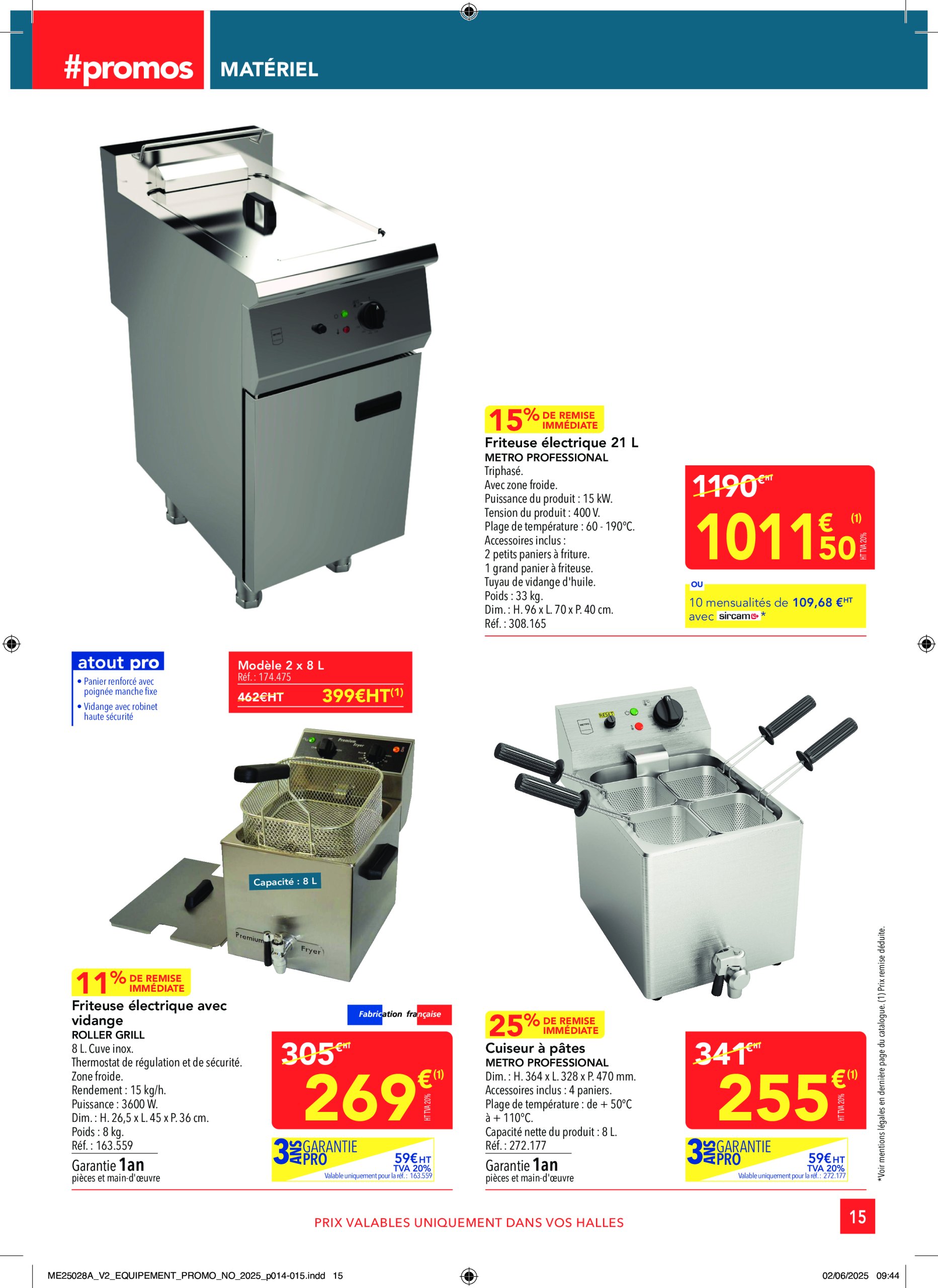 metro - Catalogue Metro - Sélection Equipement valable du 19/06 au 16/07 - page: 15