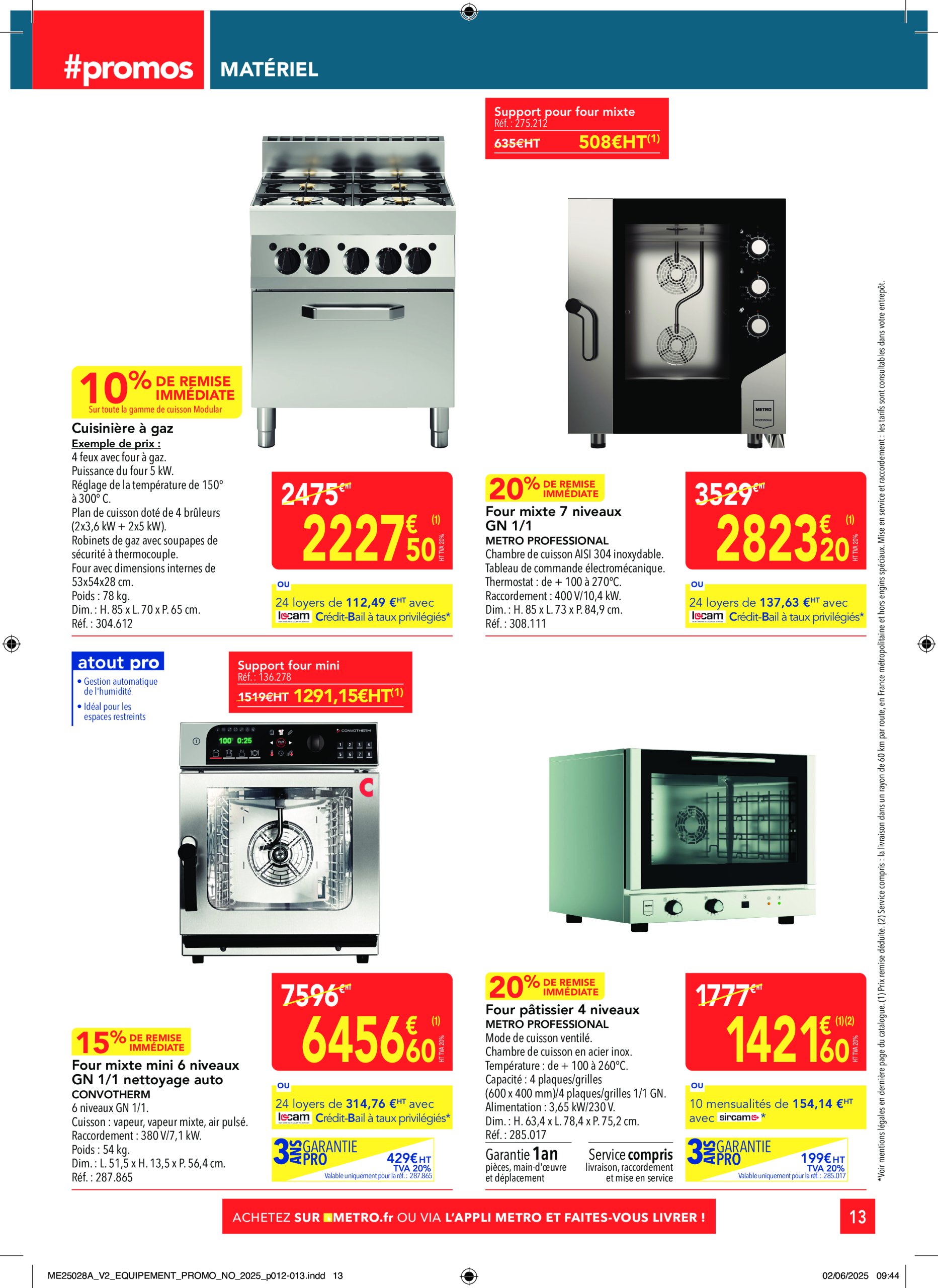 metro - Catalogue Metro - Sélection Equipement valable du 19/06 au 16/07 - page: 13