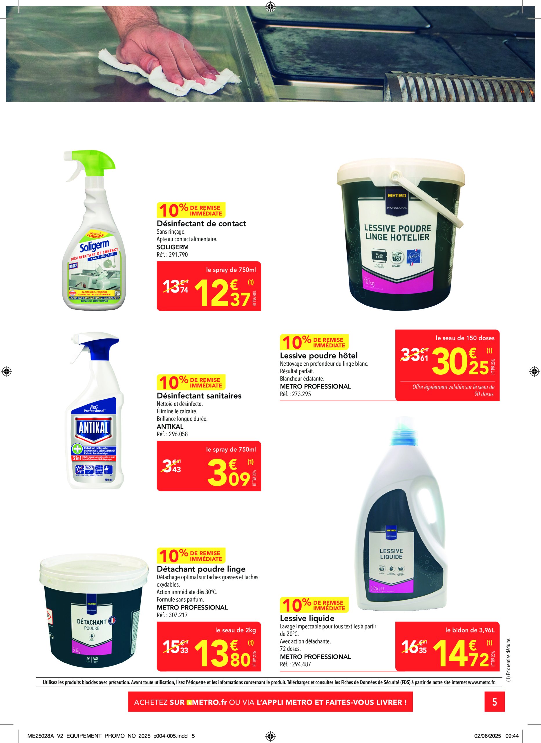 metro - Catalogue Metro - Sélection Equipement valable du 19/06 au 16/07 - page: 5