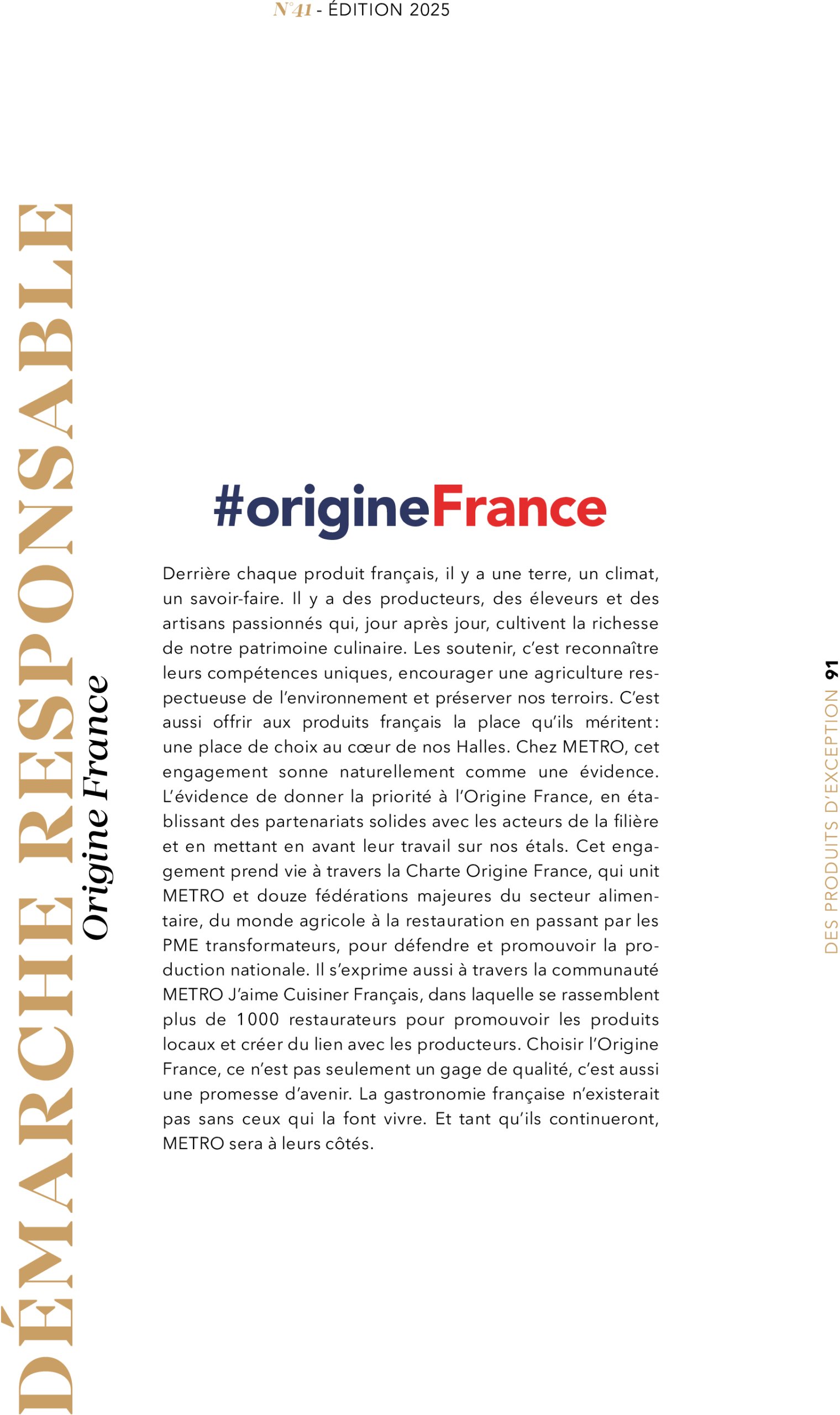 metro - Catalogue Metro - #PREMIUM édition 2025 valable du 01/07 au 31/07 - page: 91