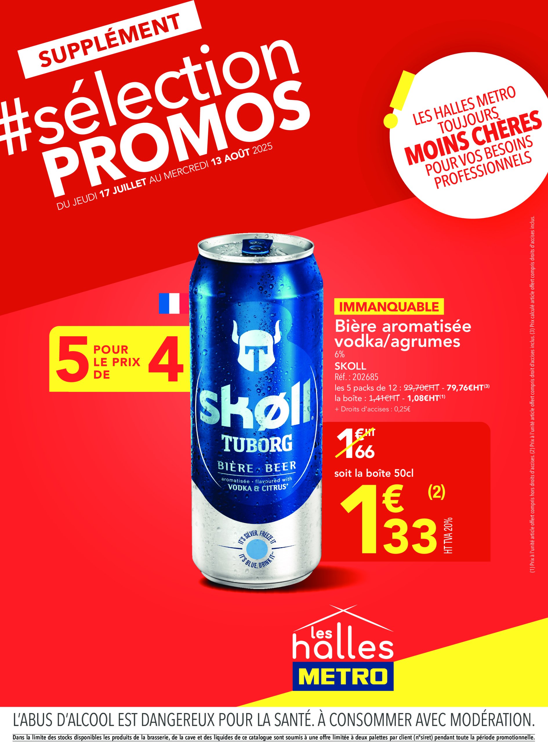 metro - Catalogue Metro - Sélection Promos Supplément valable du 17/07 au 13/08 - page: 1
