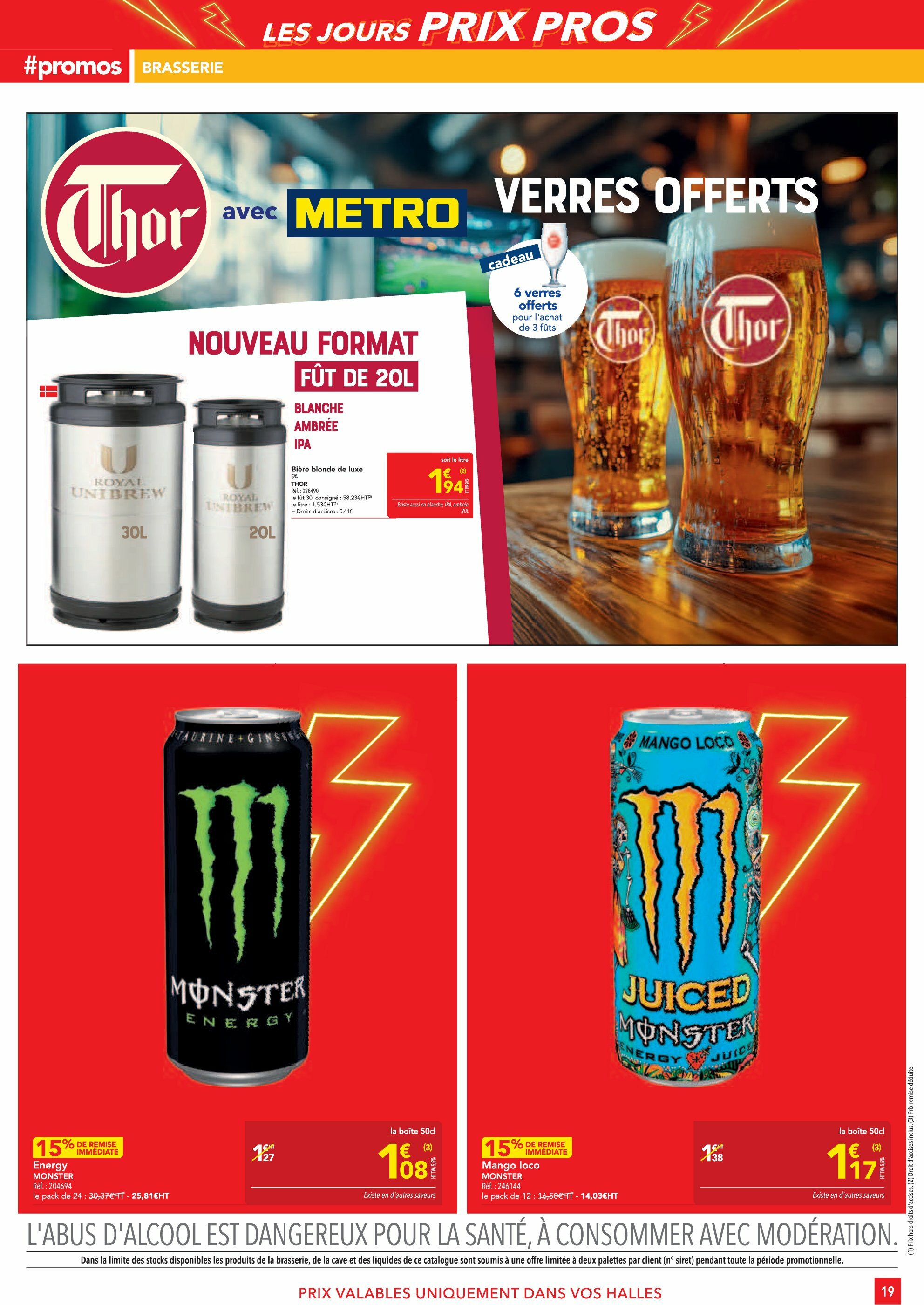 metro - Catalogue Metro - Les Jours Prix Pros Restauration valable du 14/08 au 27/08 - page: 19