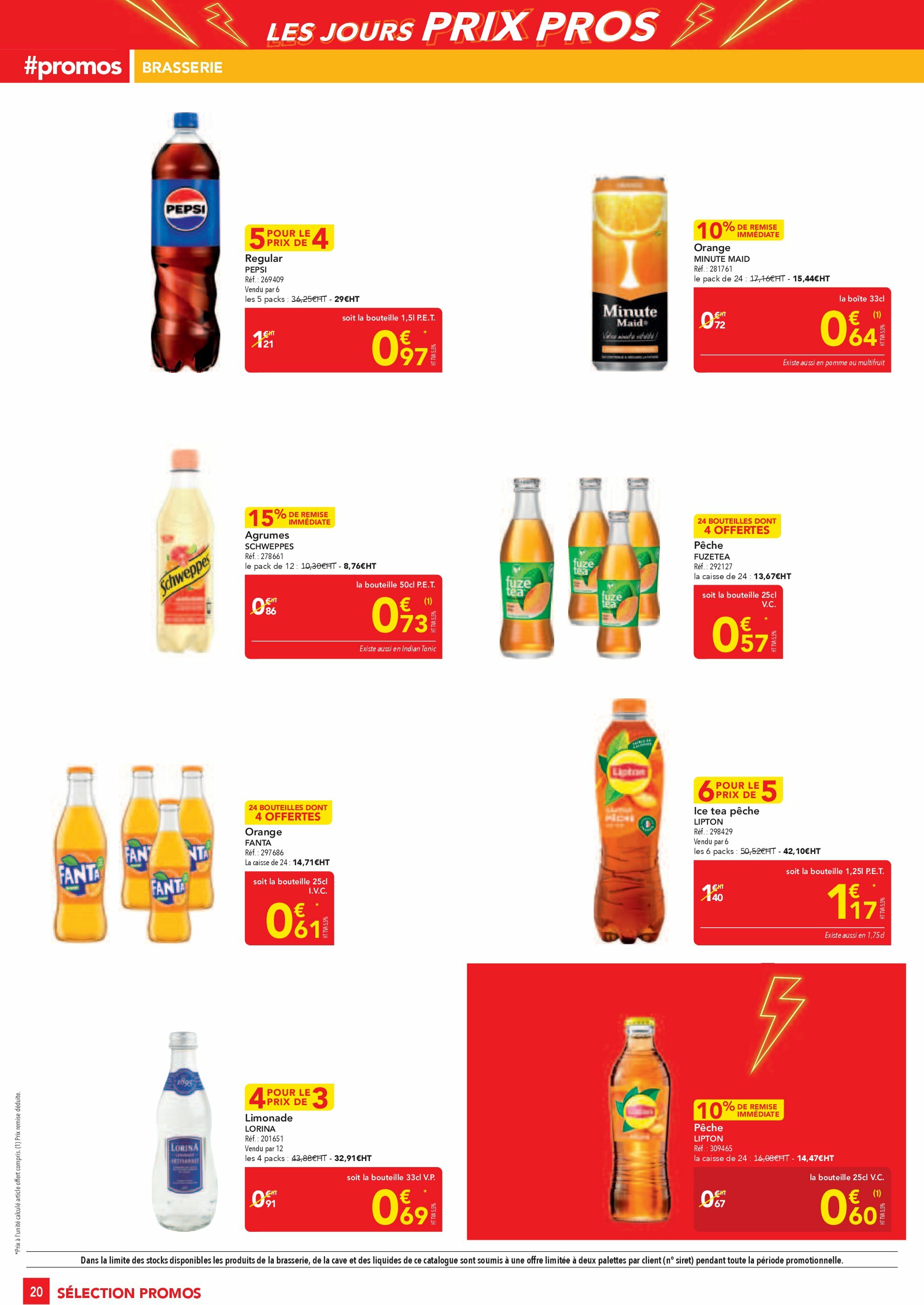 metro - Catalogue Metro - Les Jours Prix Pros Restauration valable du 14/08 au 27/08 - page: 20