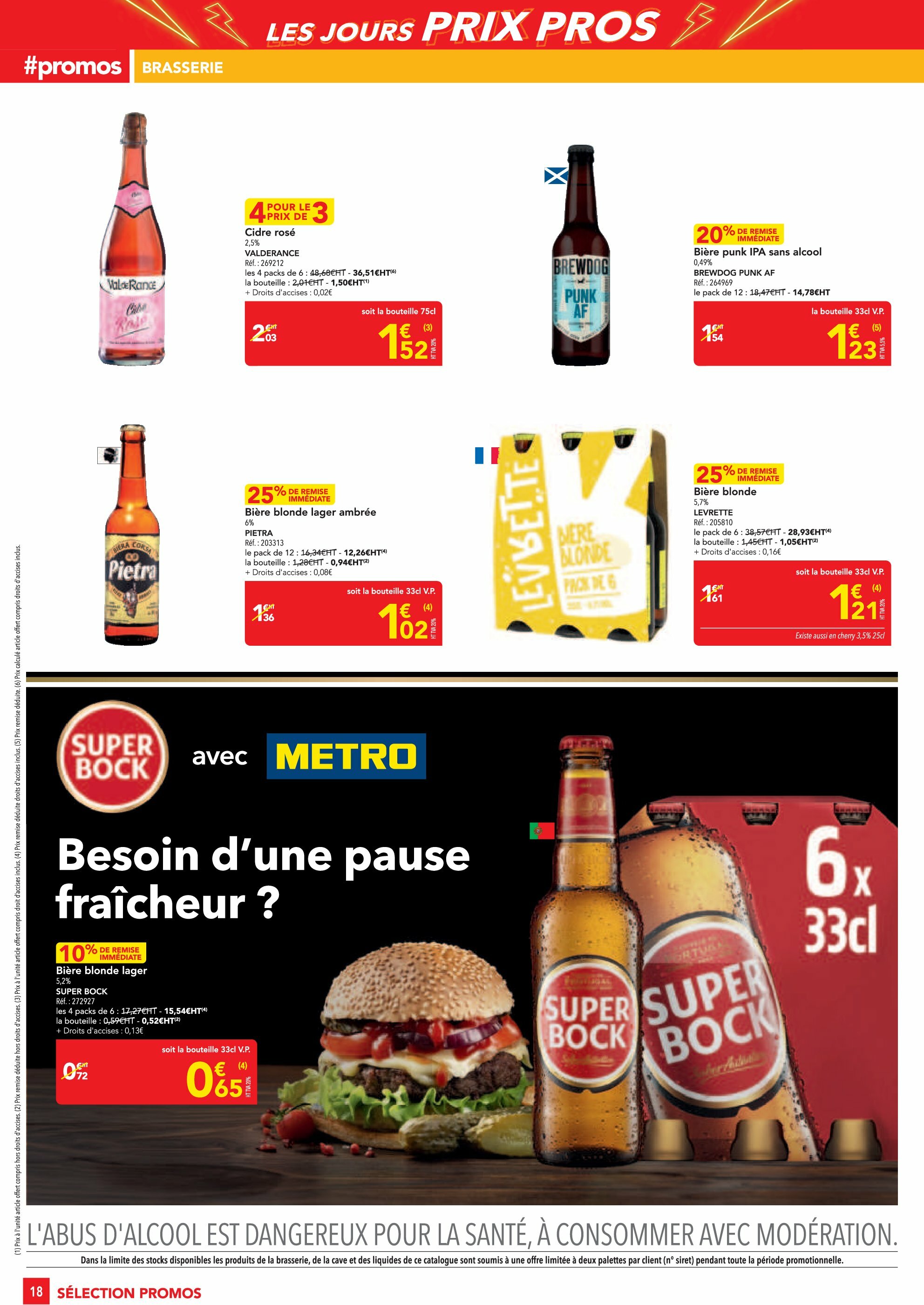 metro - Catalogue Metro - Les Jours Prix Pros Restauration valable du 14/08 au 27/08 - page: 18