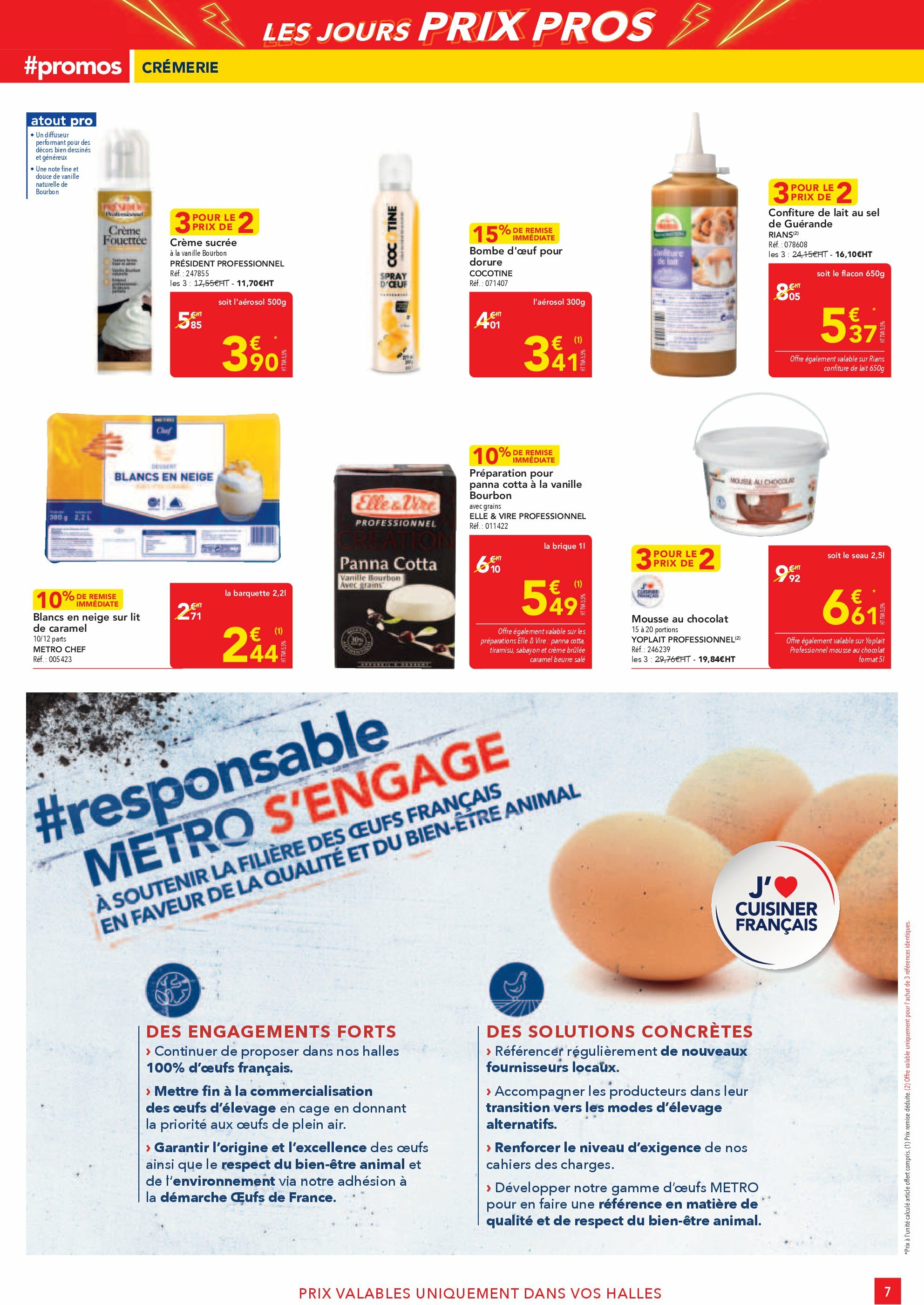 metro - Catalogue Metro - Les Jours Prix Pros Restauration valable du 14/08 au 27/08 - page: 7