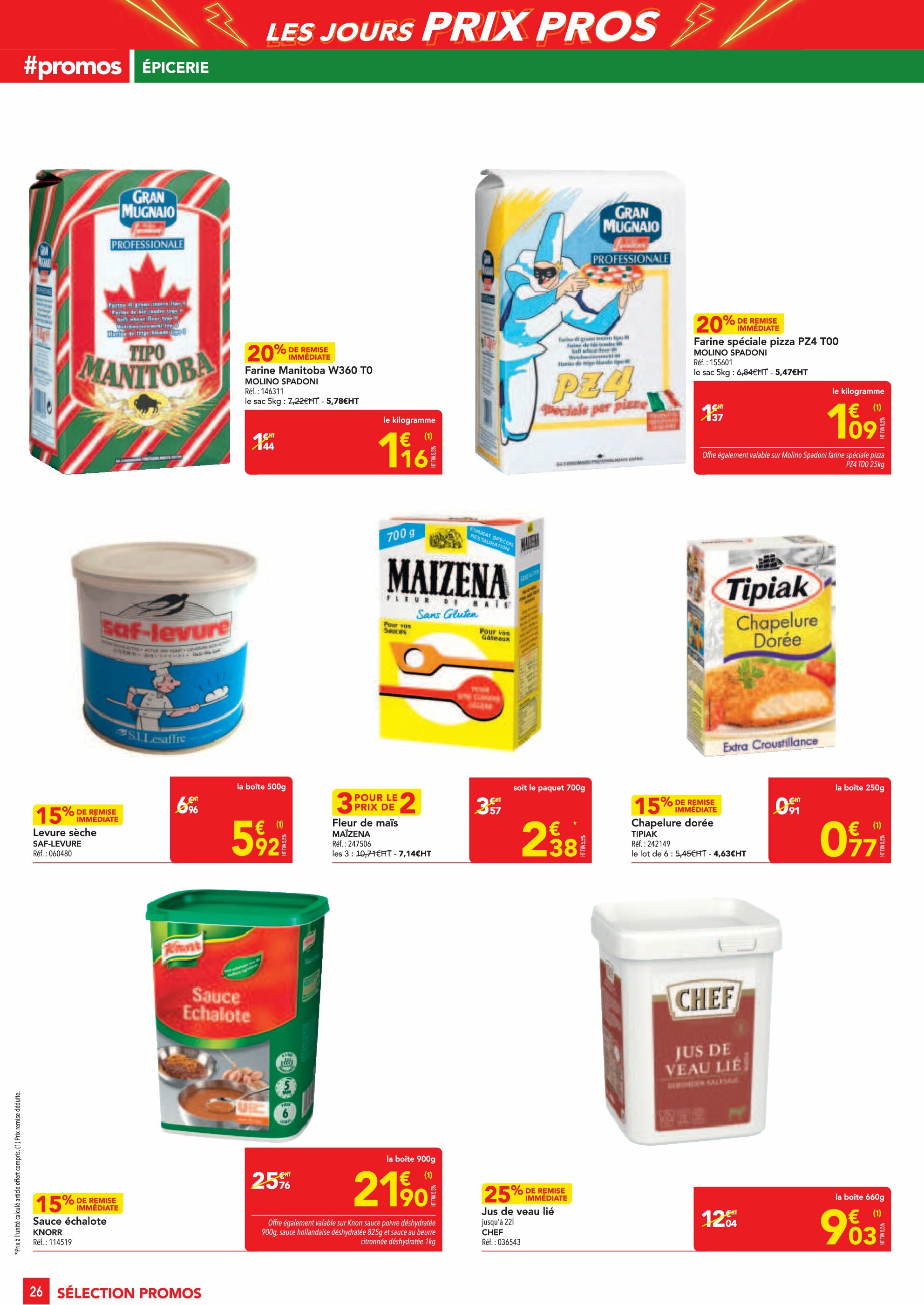 metro - Catalogue Metro - Les Jours Prix Pros Restauration valable du 14/08 au 27/08 - page: 26