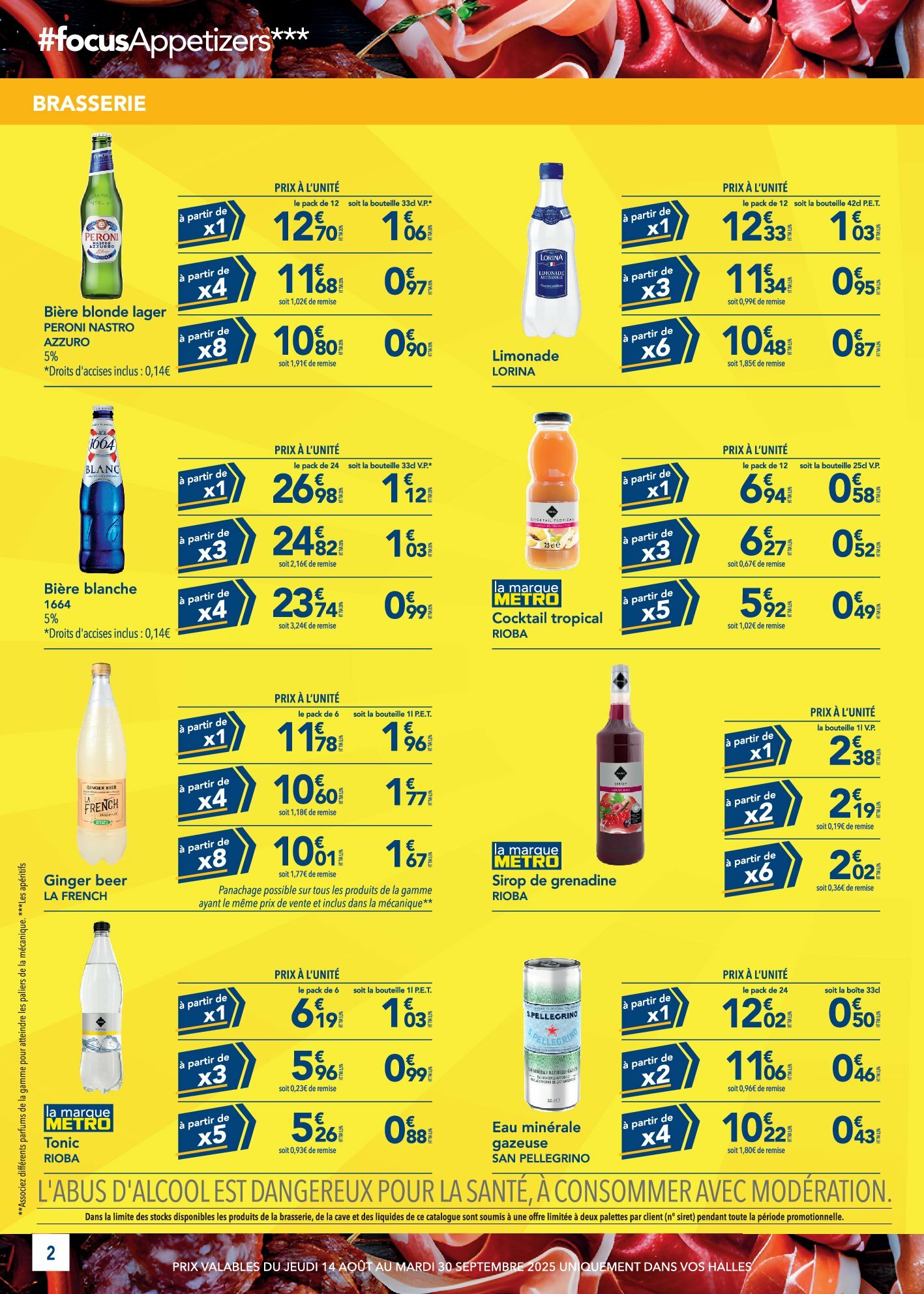 metro - Catalogue Metro - Achetez plus, Payez moins valable du 14/08 au 30/09 - page: 2