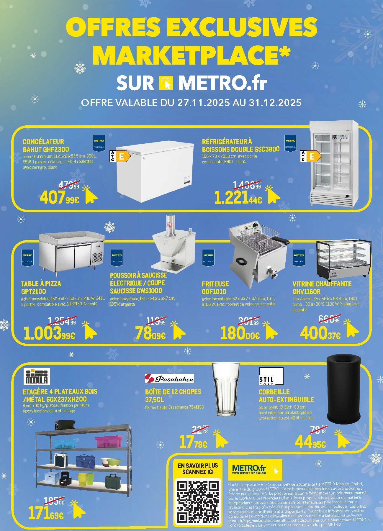 metro - Catalogue Metro - Offres Exclusives Marketplace valable du 27/11 au 31/12