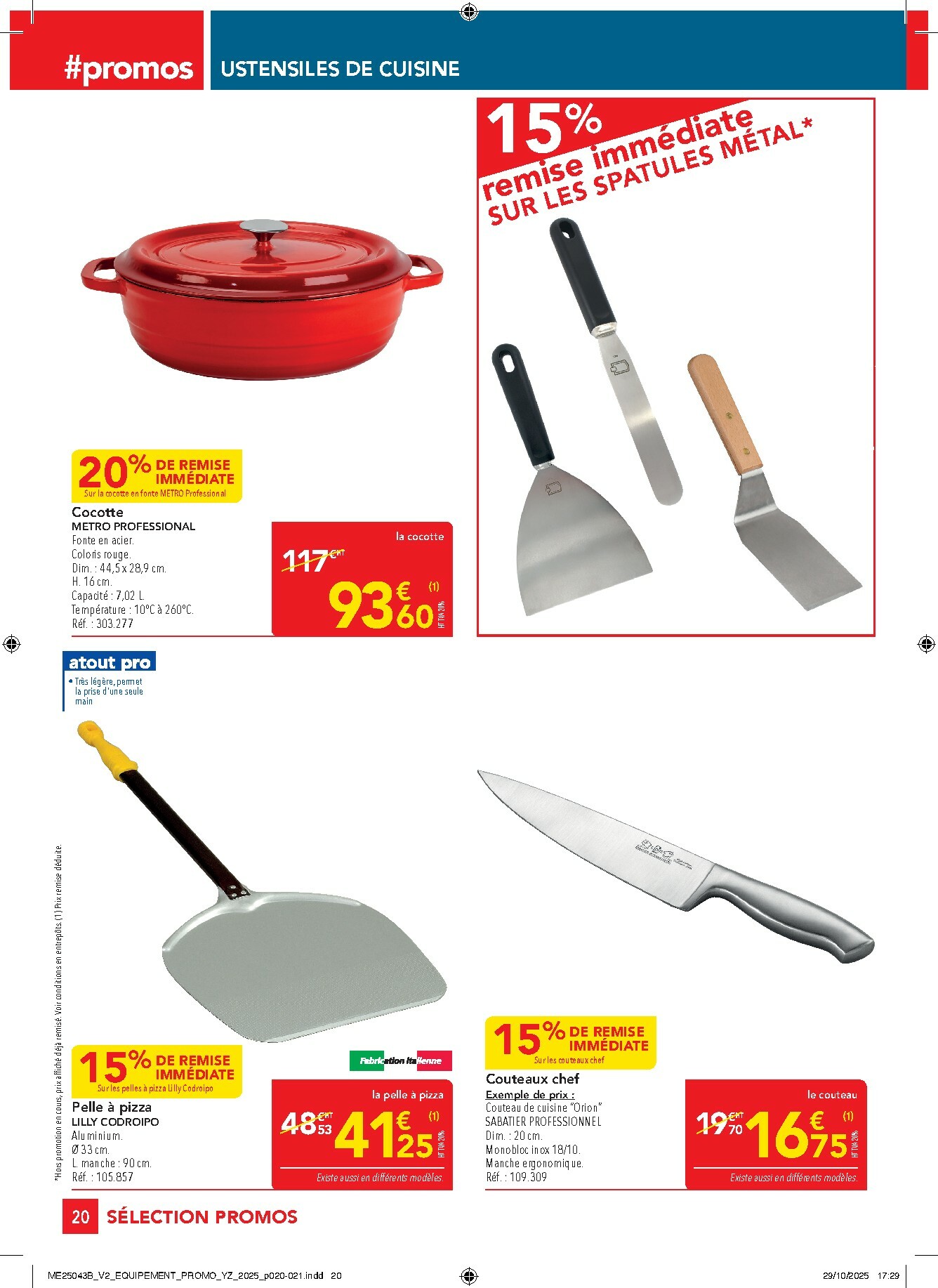 metro - Catalogue Metro - Sélection Promos Equipement valable du 27/11 au 31/12 - page: 20