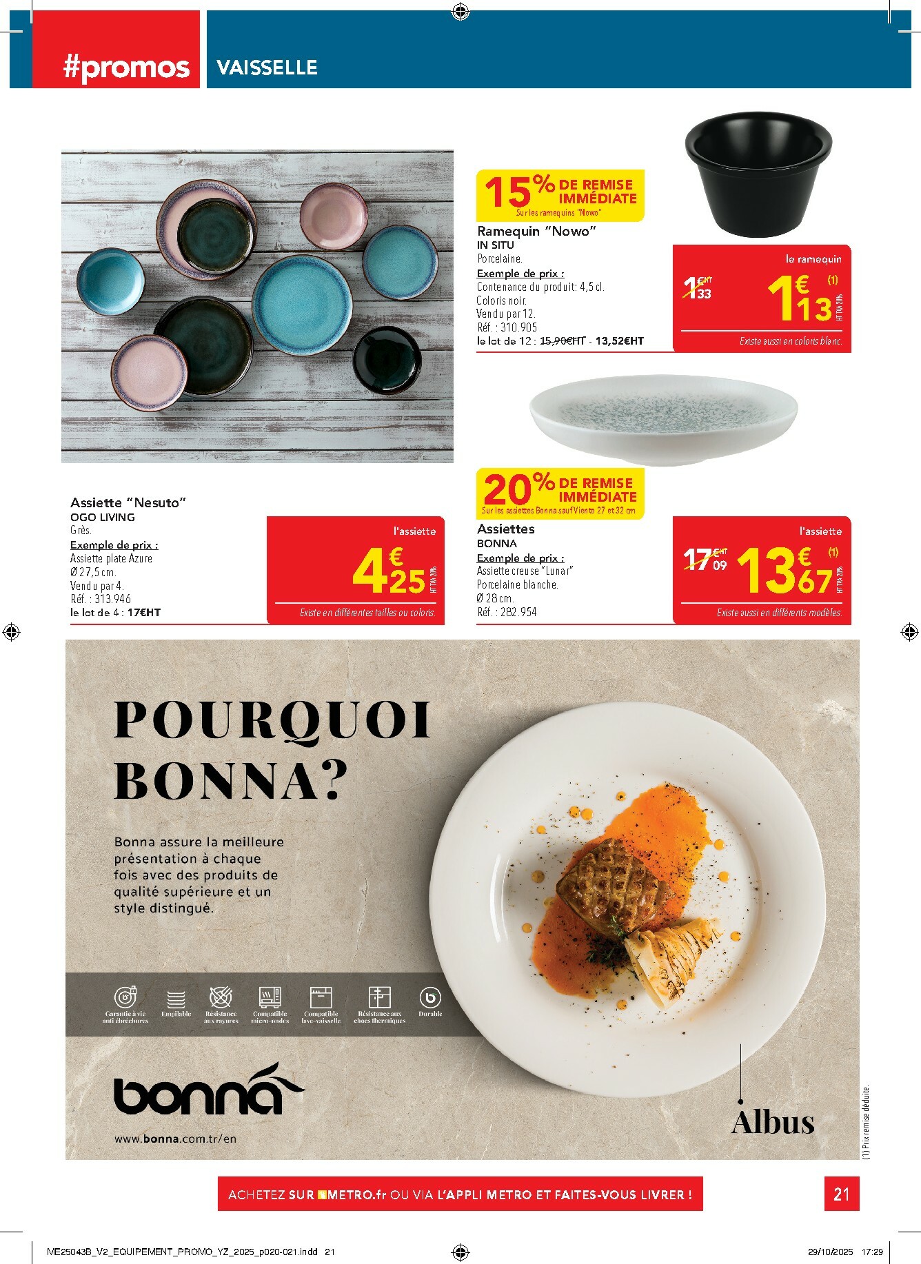 metro - Catalogue Metro - Sélection Promos Equipement valable du 27/11 au 31/12 - page: 21