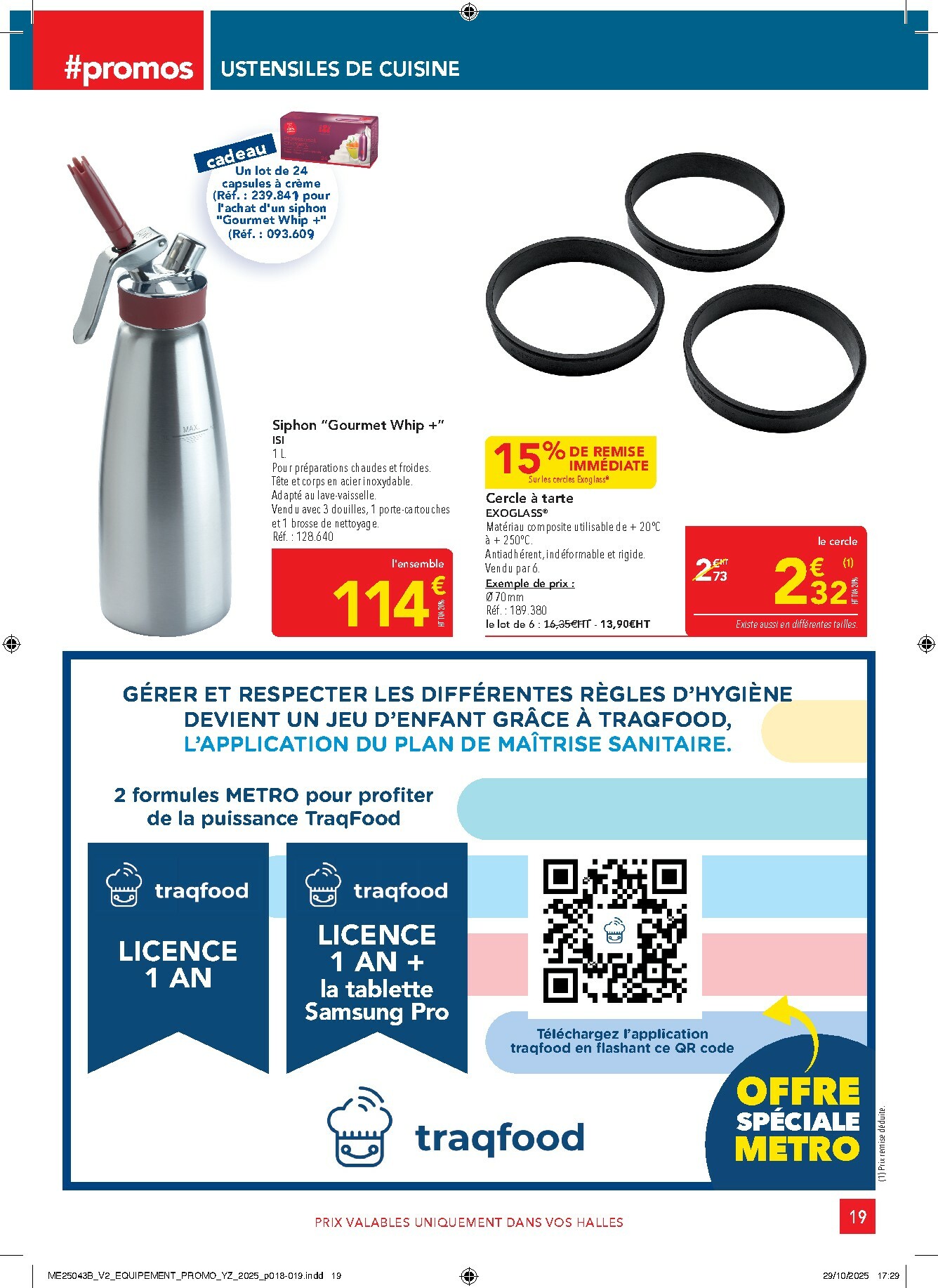 metro - Catalogue Metro - Sélection Promos Equipement valable du 27/11 au 31/12 - page: 19