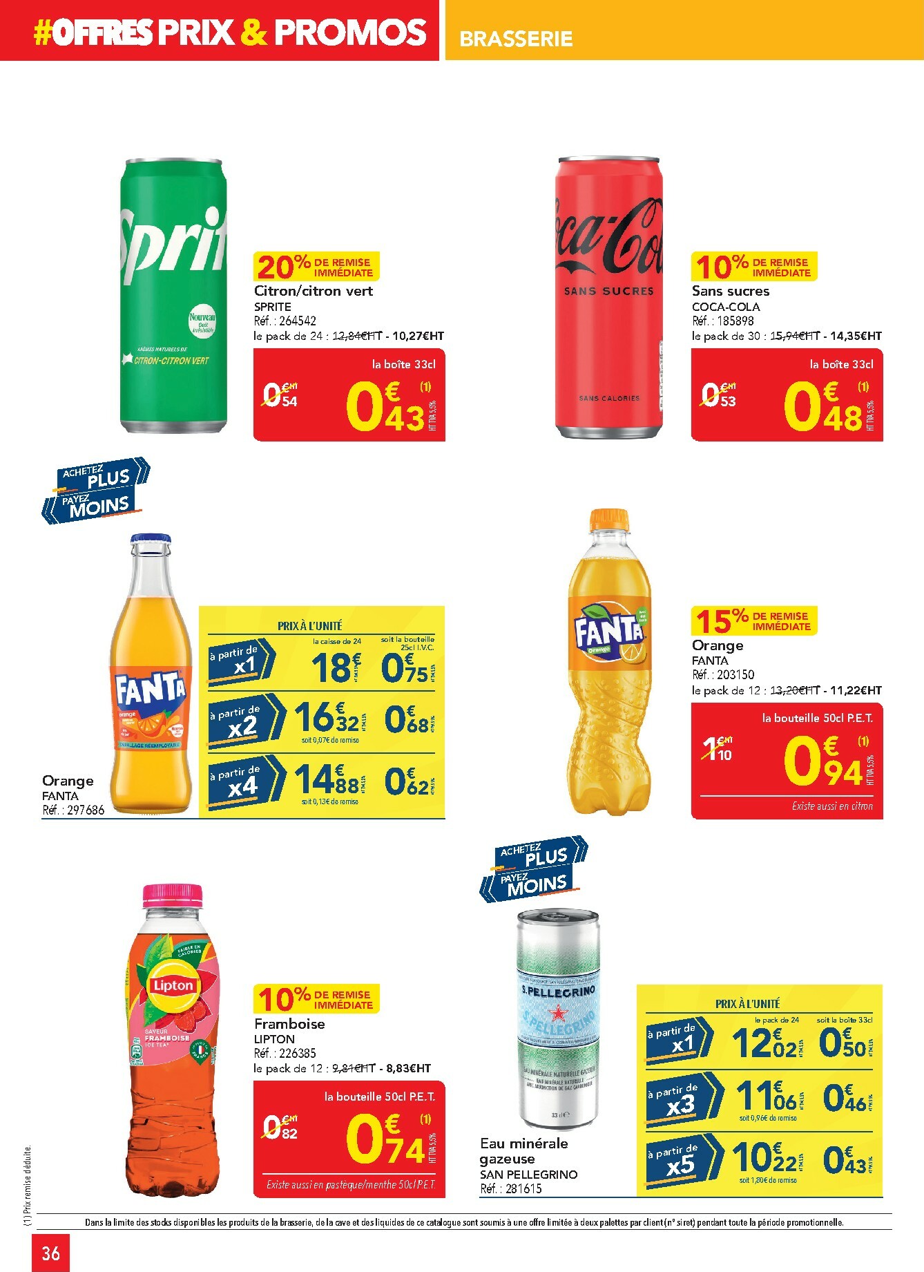 metro - Catalogue Metro - Sélection promos Restauration valable du 05/01 au 28/01 - page: 36