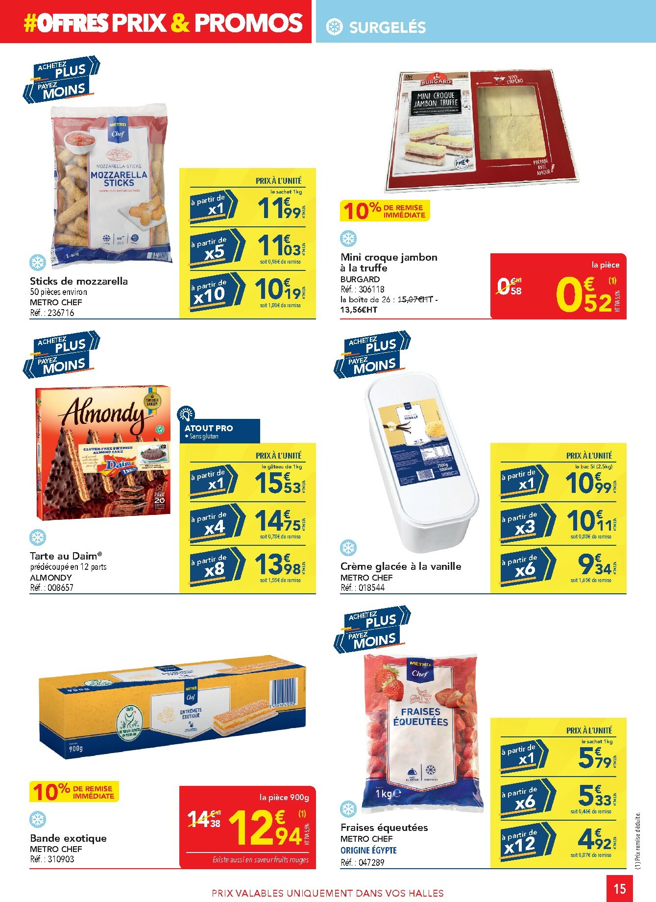 metro - Catalogue Metro - Sélection promos Restauration valable du 05/01 au 28/01 - page: 15