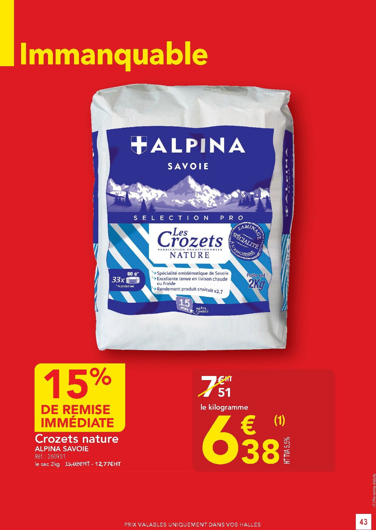 metro - Catalogue Metro - Sélection promos Restauration valable du 05/01 au 28/01 - page: 43