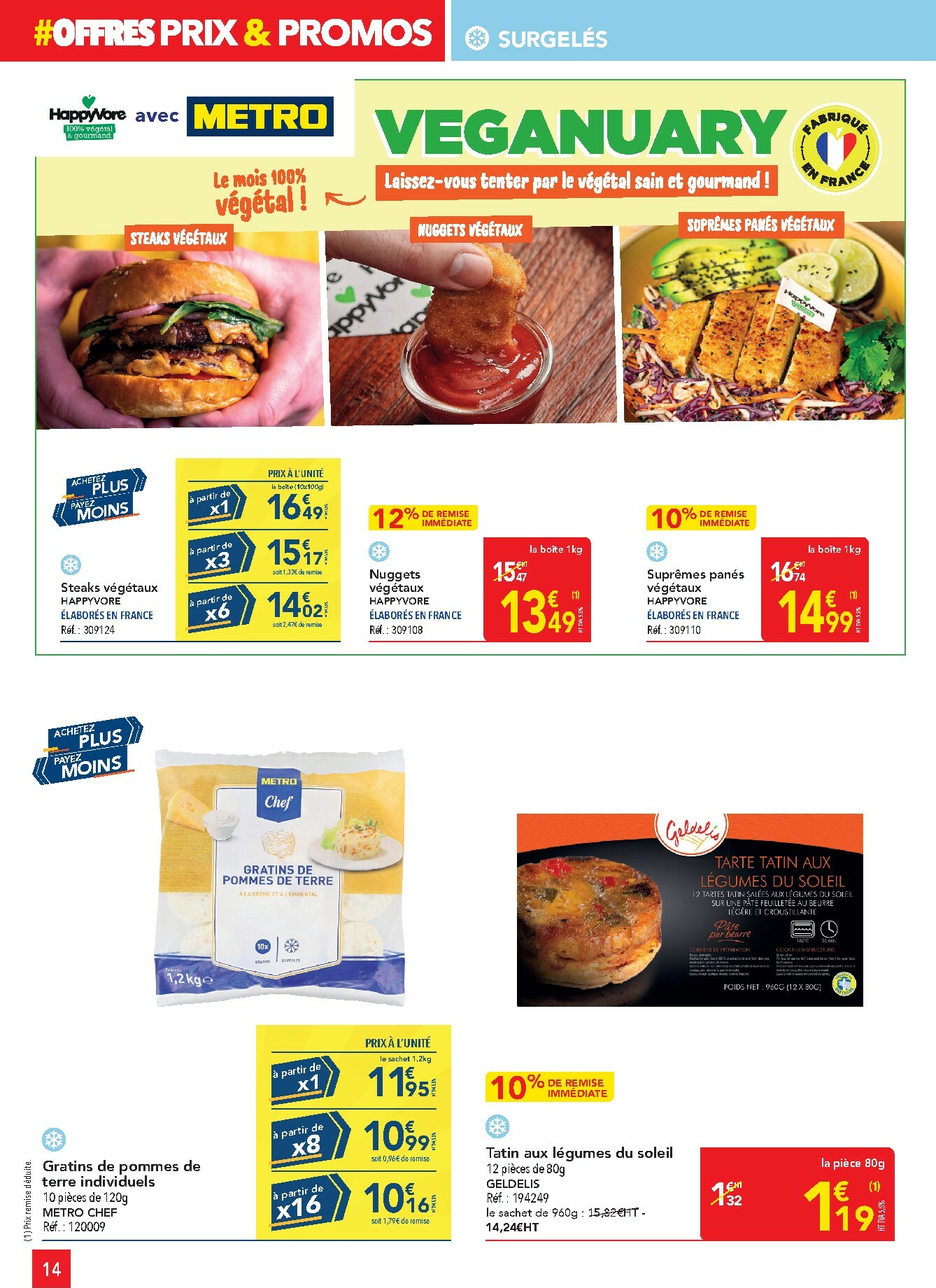 metro - Catalogue Metro - Sélection promos Restauration valable du 05/01 au 28/01 - page: 14