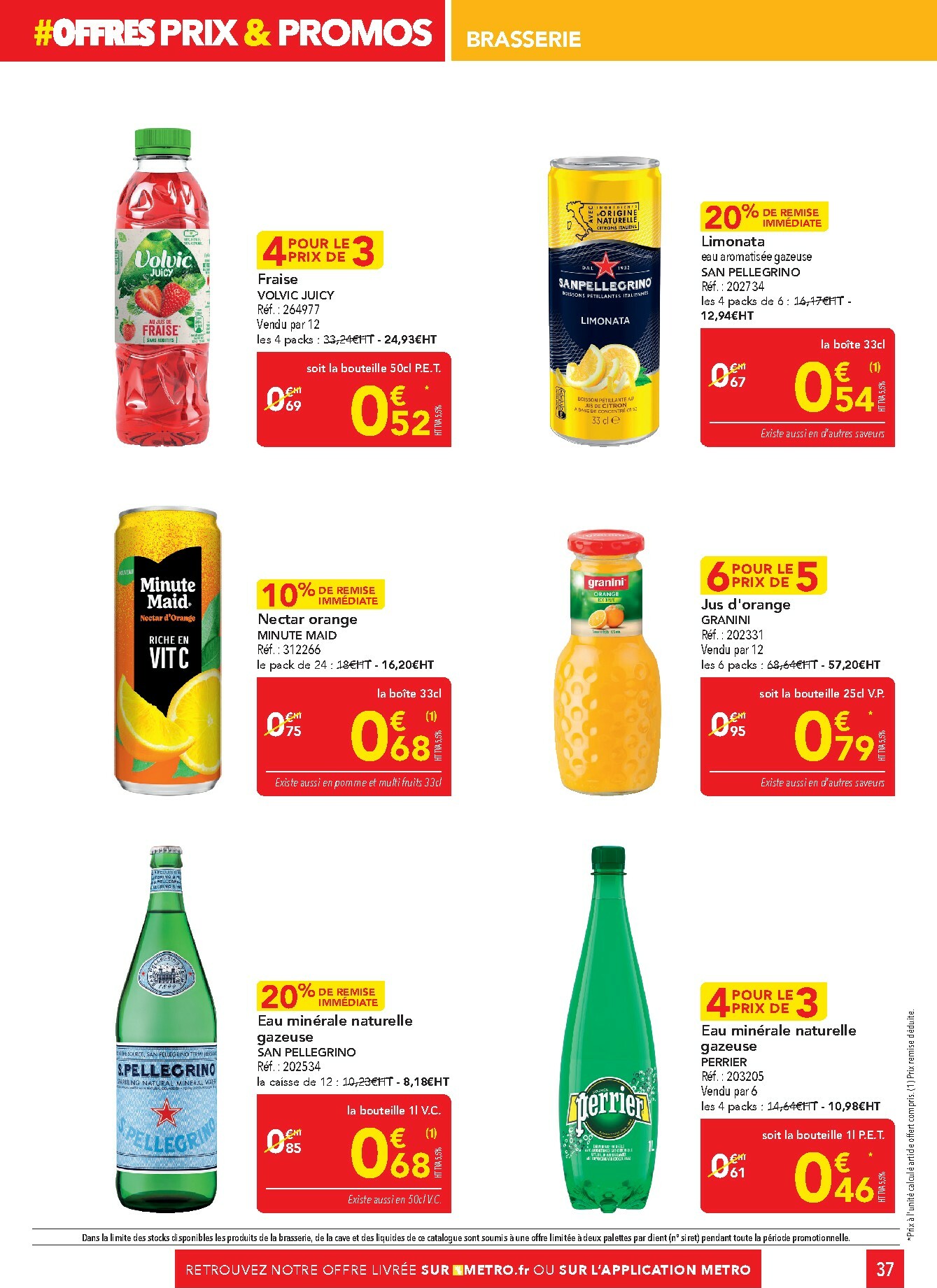 metro - Catalogue Metro - Sélection promos Restauration valable du 05/01 au 28/01 - page: 37