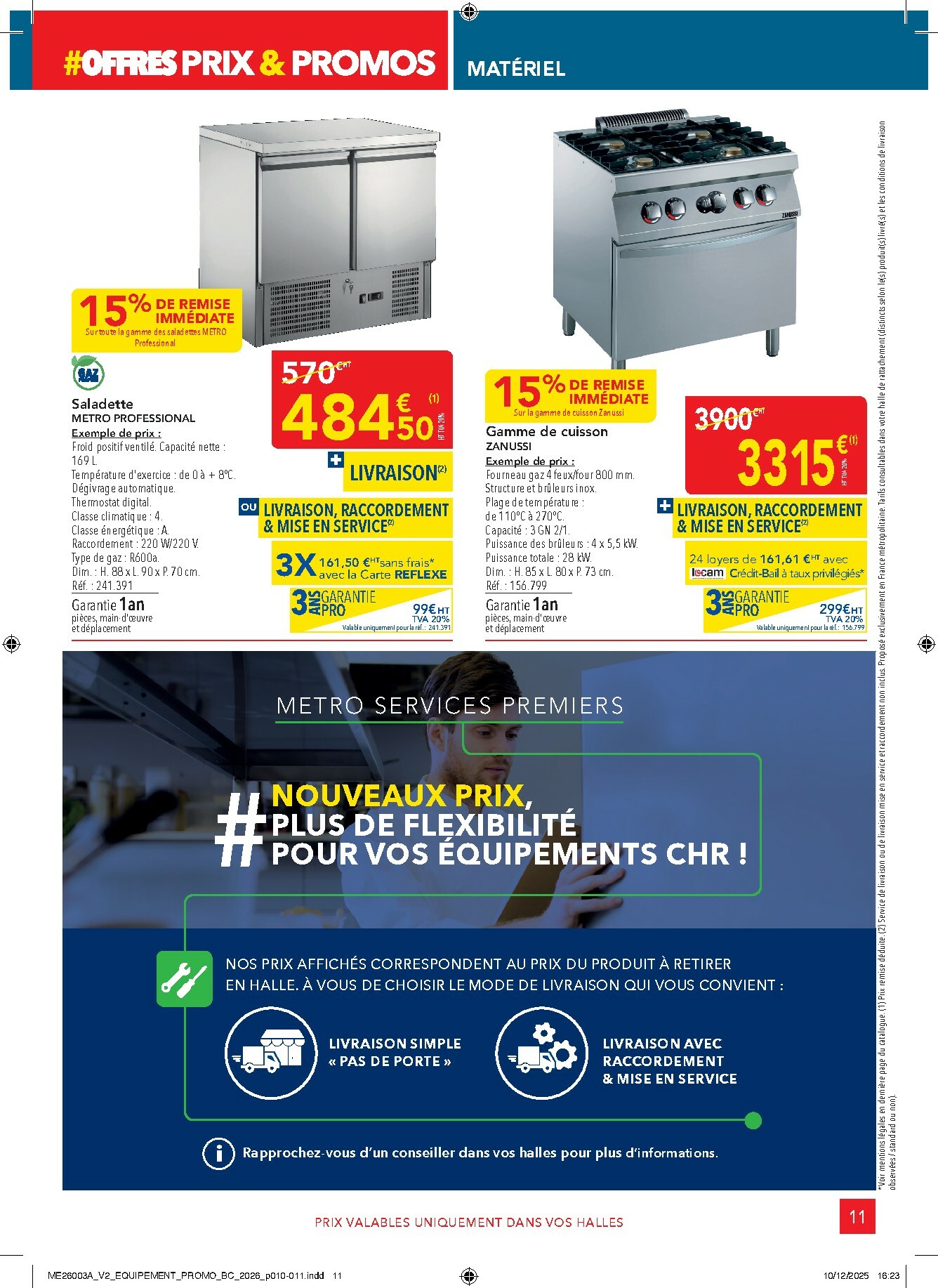 metro - Catalogue Metro - Offres Prix & Promos Equipement valable du 05/01 au 28/01 - page: 11