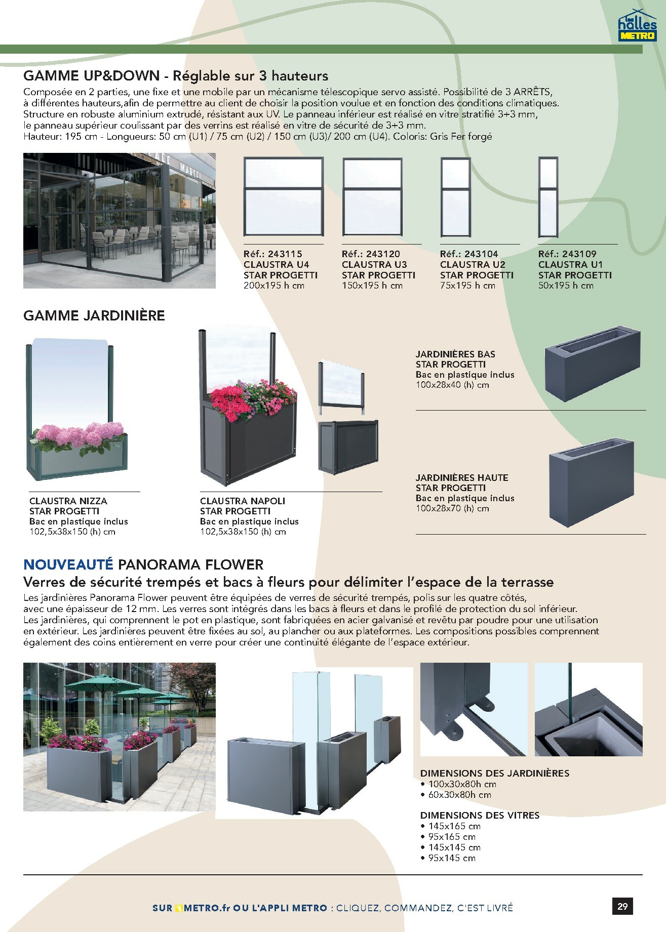 metro - Catalogue Metro - #Terrasse&salle valable du 28/01 au 31/12 - page: 29