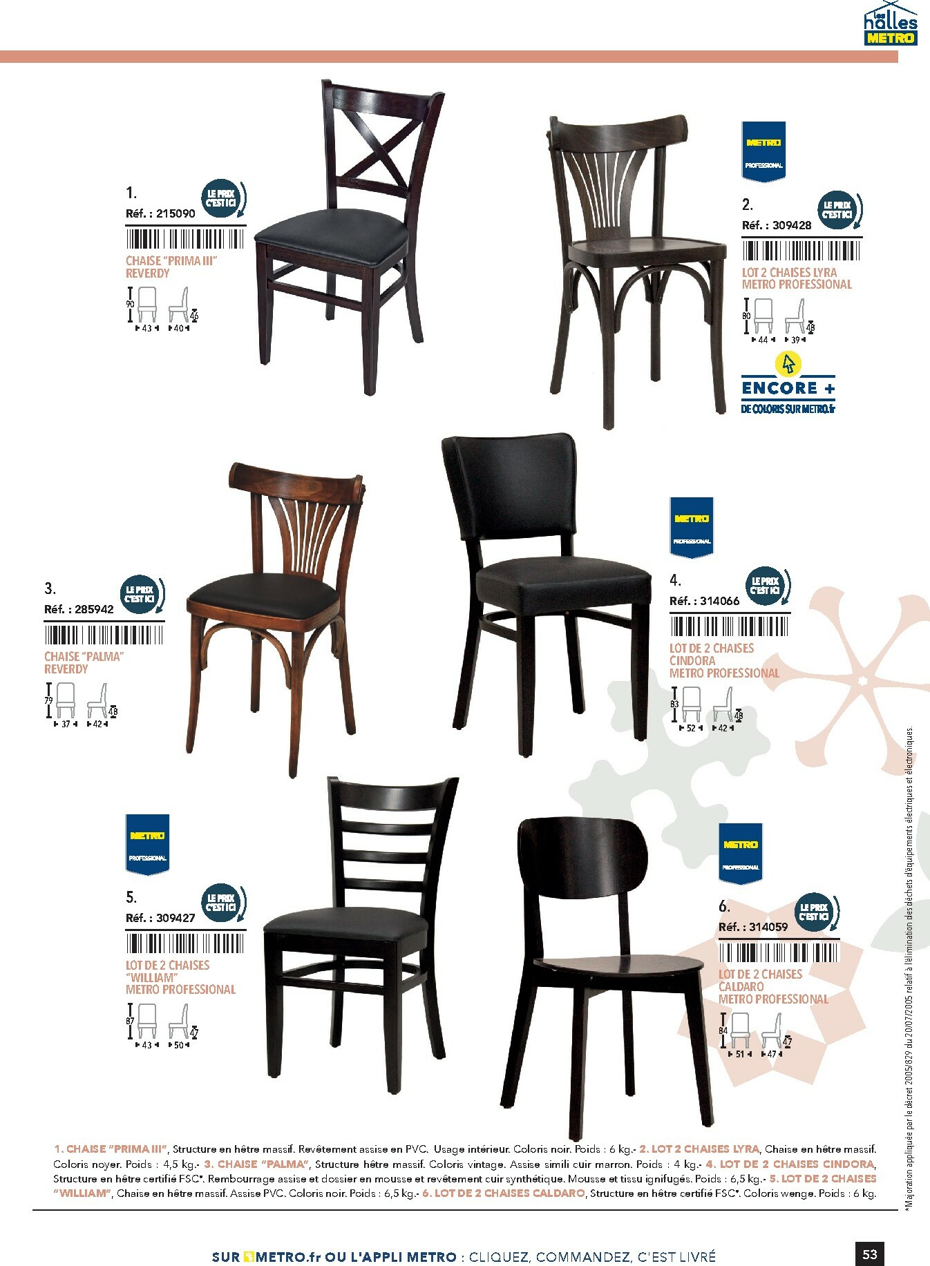 metro - Catalogue Metro - #Terrasse&salle valable du 28/01 au 31/12 - page: 53