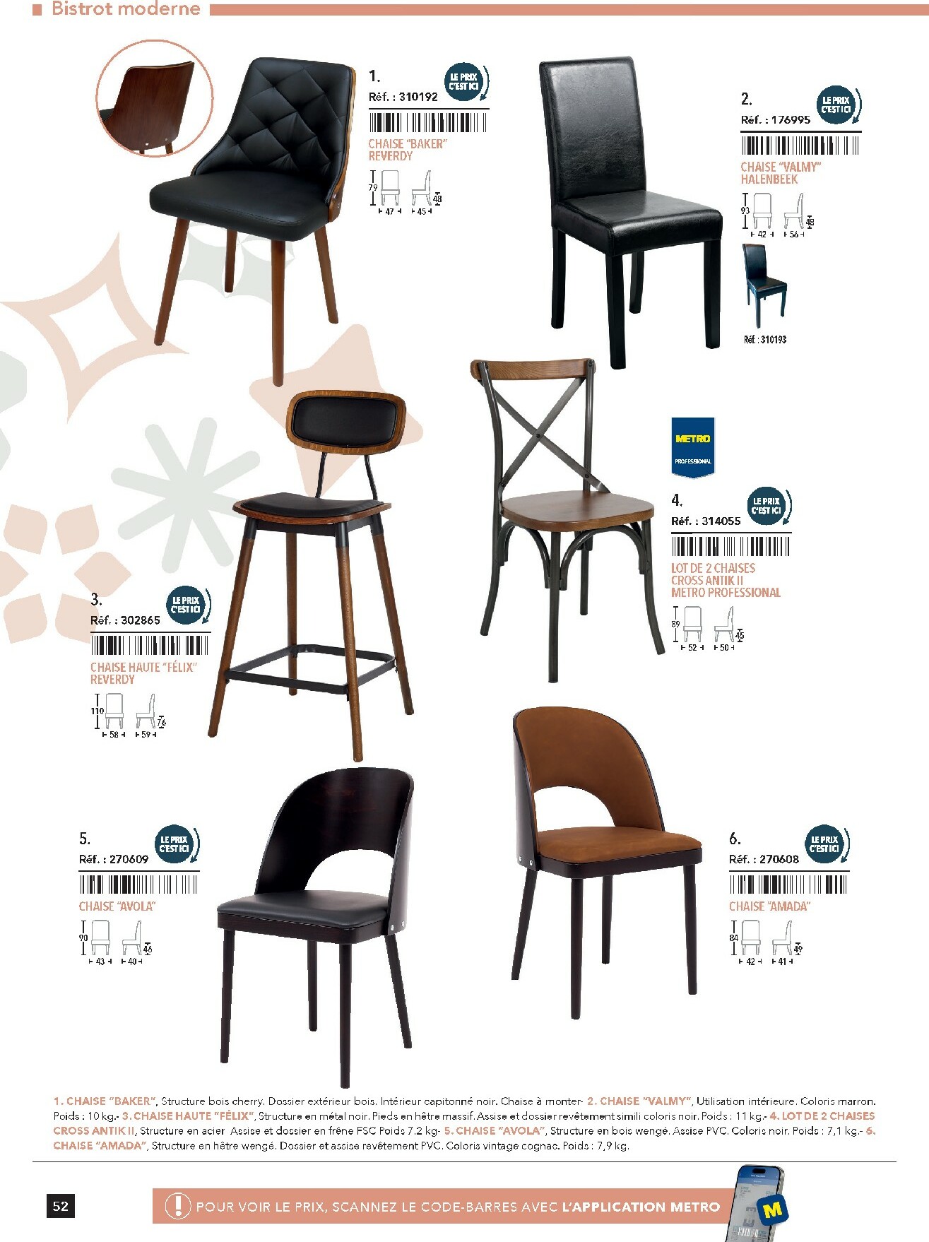 metro - Catalogue Metro - #Terrasse&salle valable du 28/01 au 31/12 - page: 52