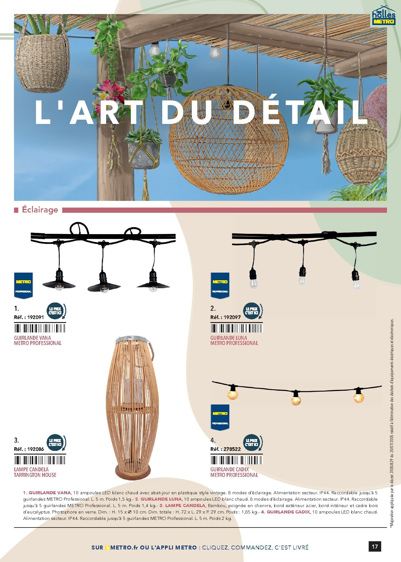 metro - Catalogue Metro - #Terrasse&salle valable du 28/01 au 31/12 - page: 17