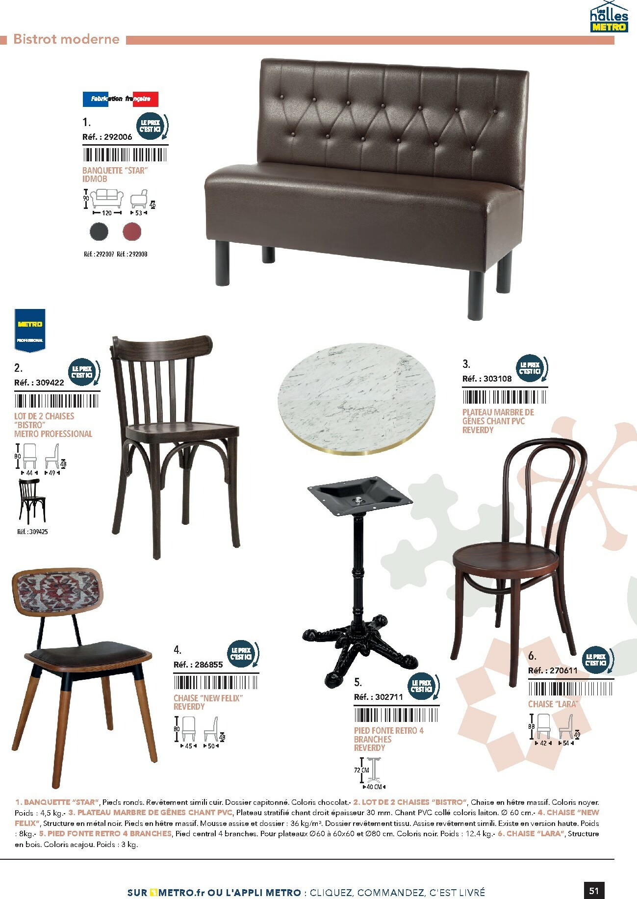 metro - Catalogue Metro - #Terrasse&salle valable du 28/01 au 31/12 - page: 51