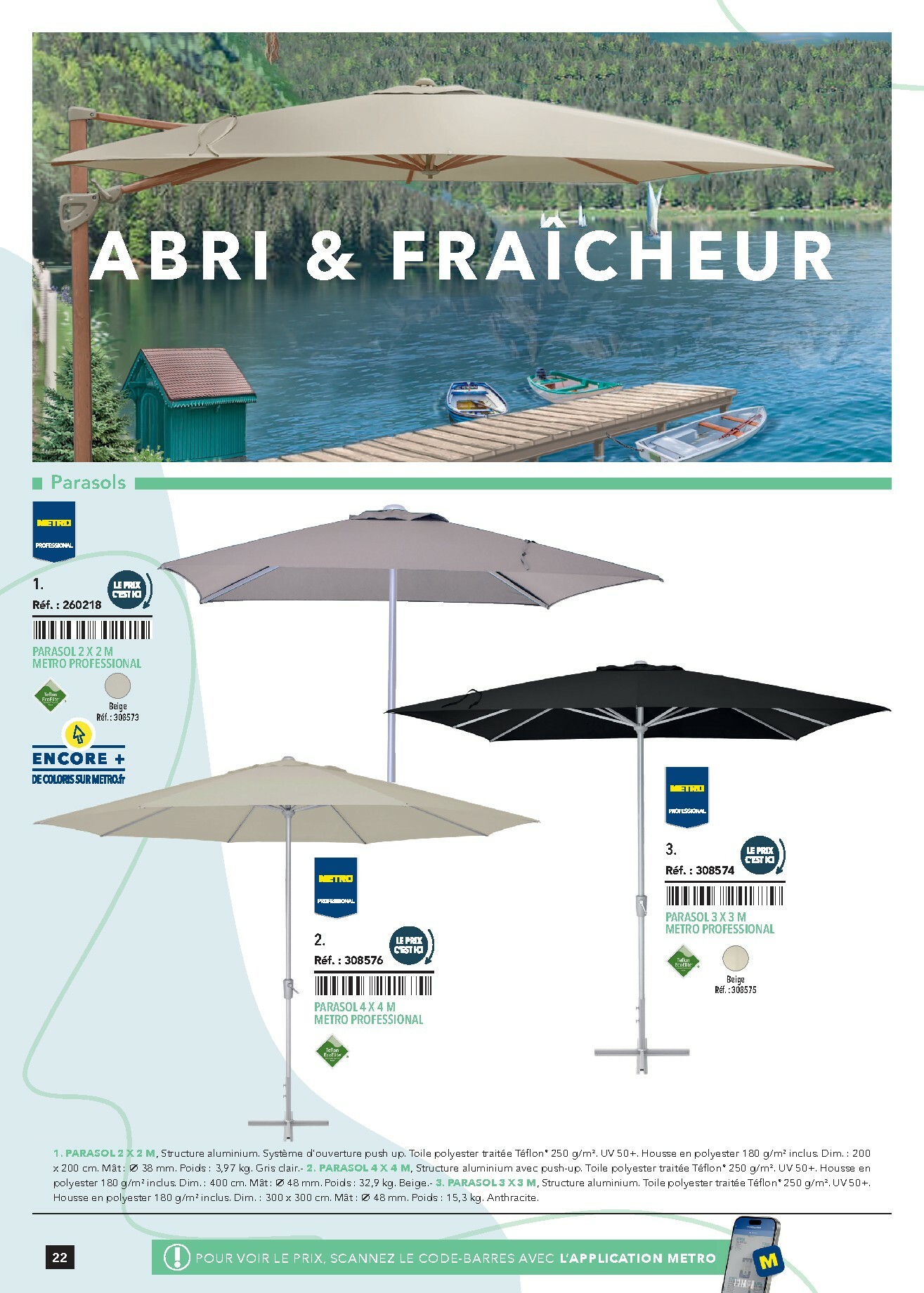 metro - Catalogue Metro - #Terrasse&salle valable du 28/01 au 31/12 - page: 22