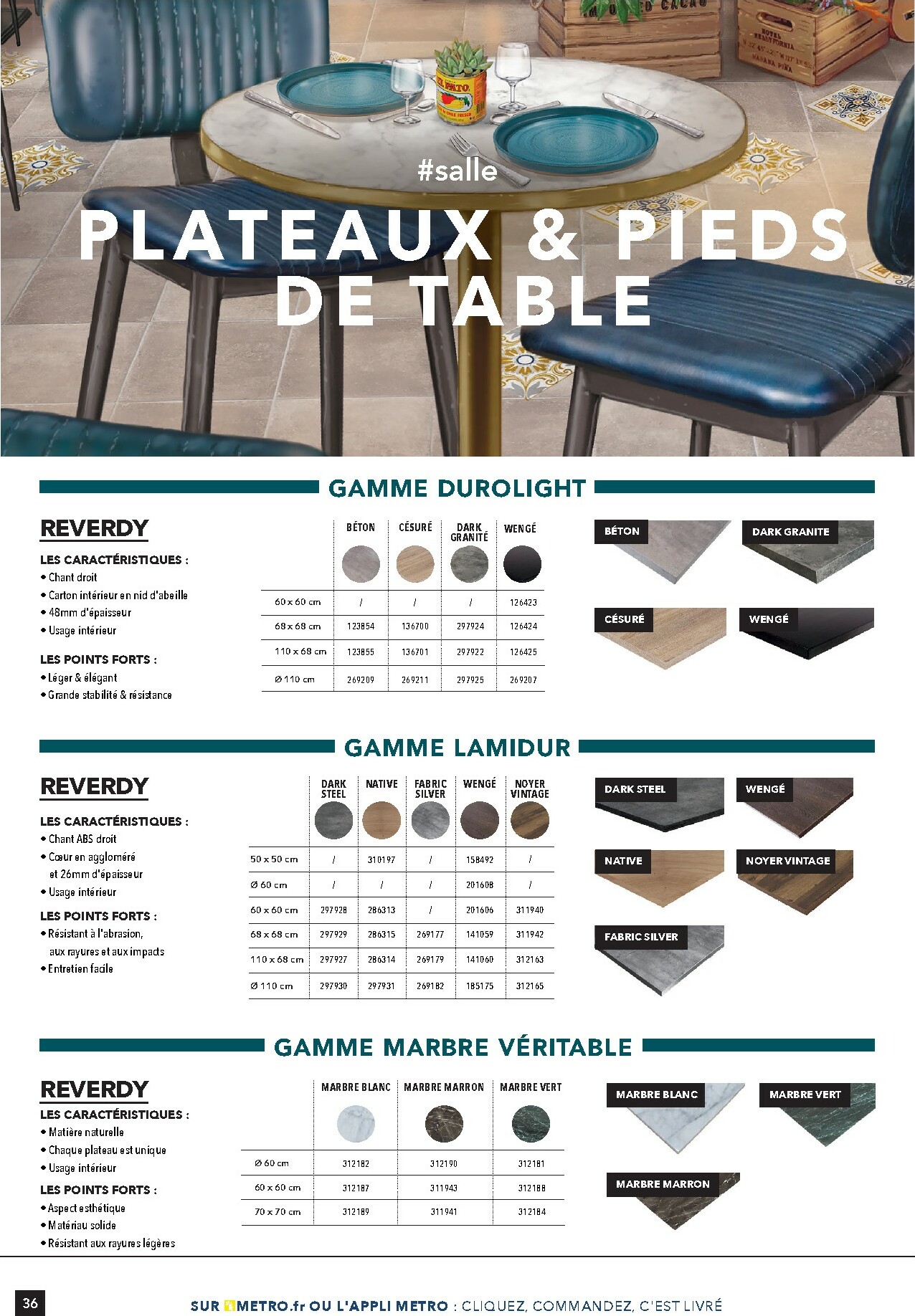 metro - Catalogue Metro - #Terrasse&salle valable du 28/01 au 31/12 - page: 36