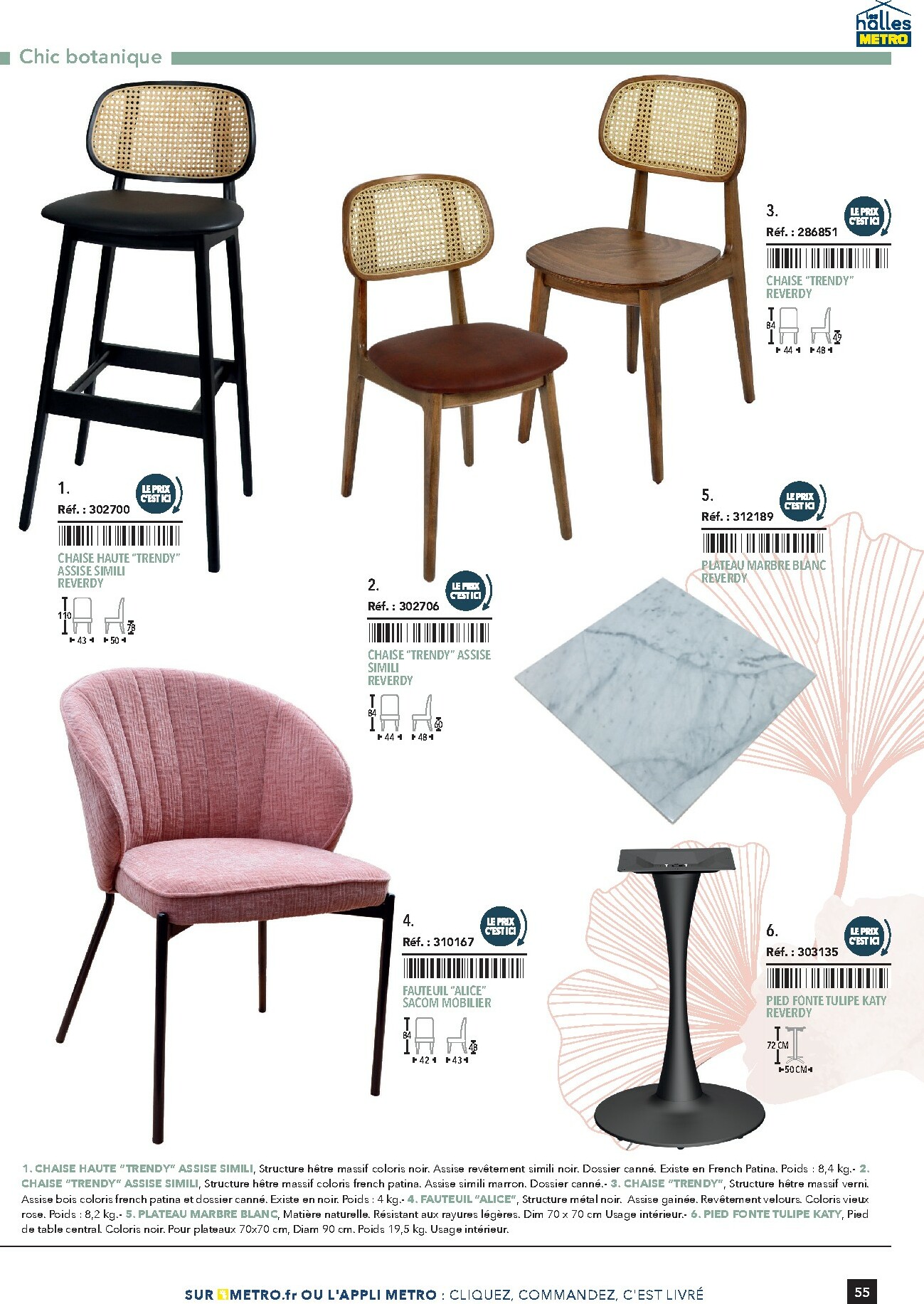 metro - Catalogue Metro - #Terrasse&salle valable du 28/01 au 31/12 - page: 55